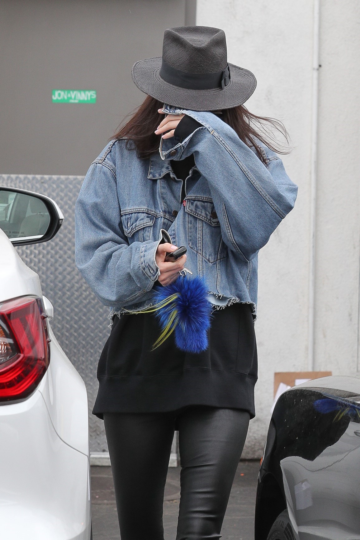 Kendall Jenner leaving a hair salon in LA