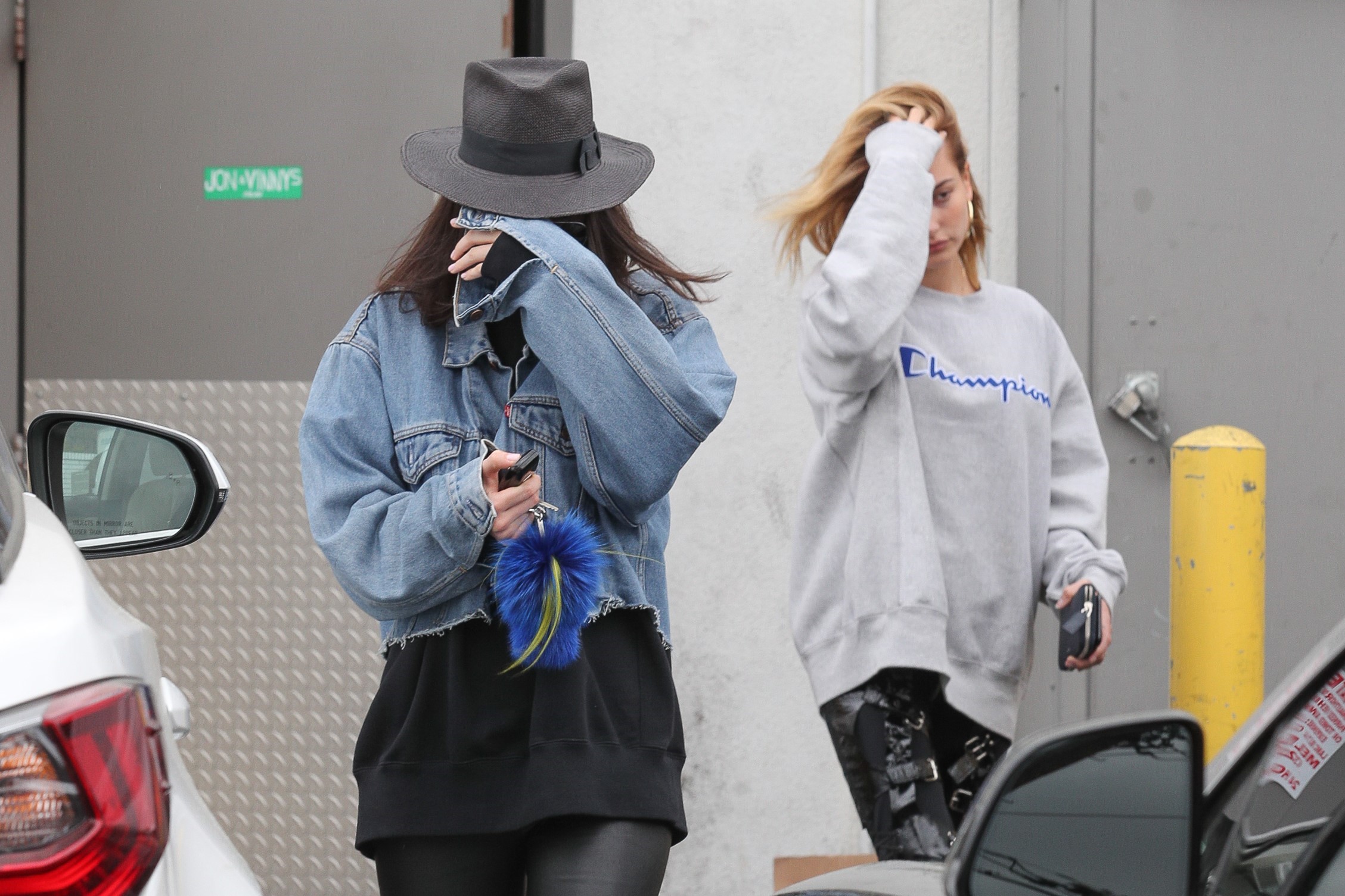Kendall Jenner leaving a hair salon in LA