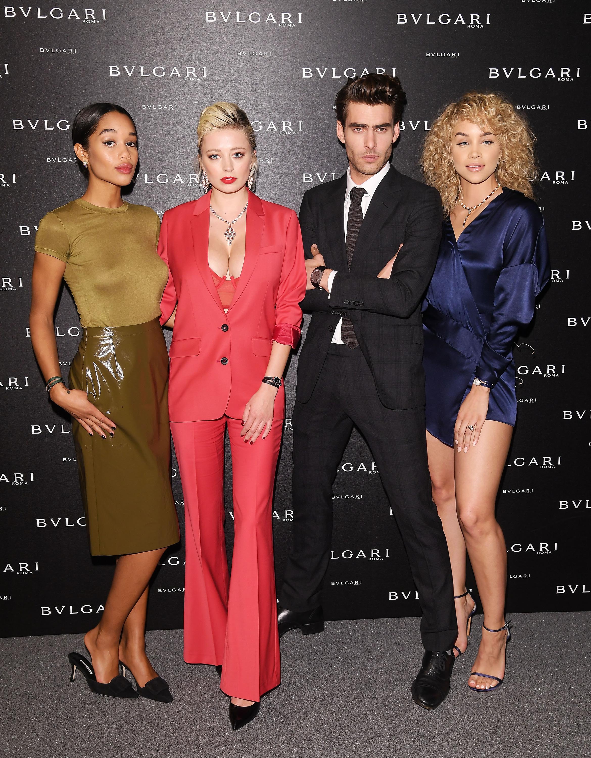 Laura Harrier attends Bvlgari Cocktail