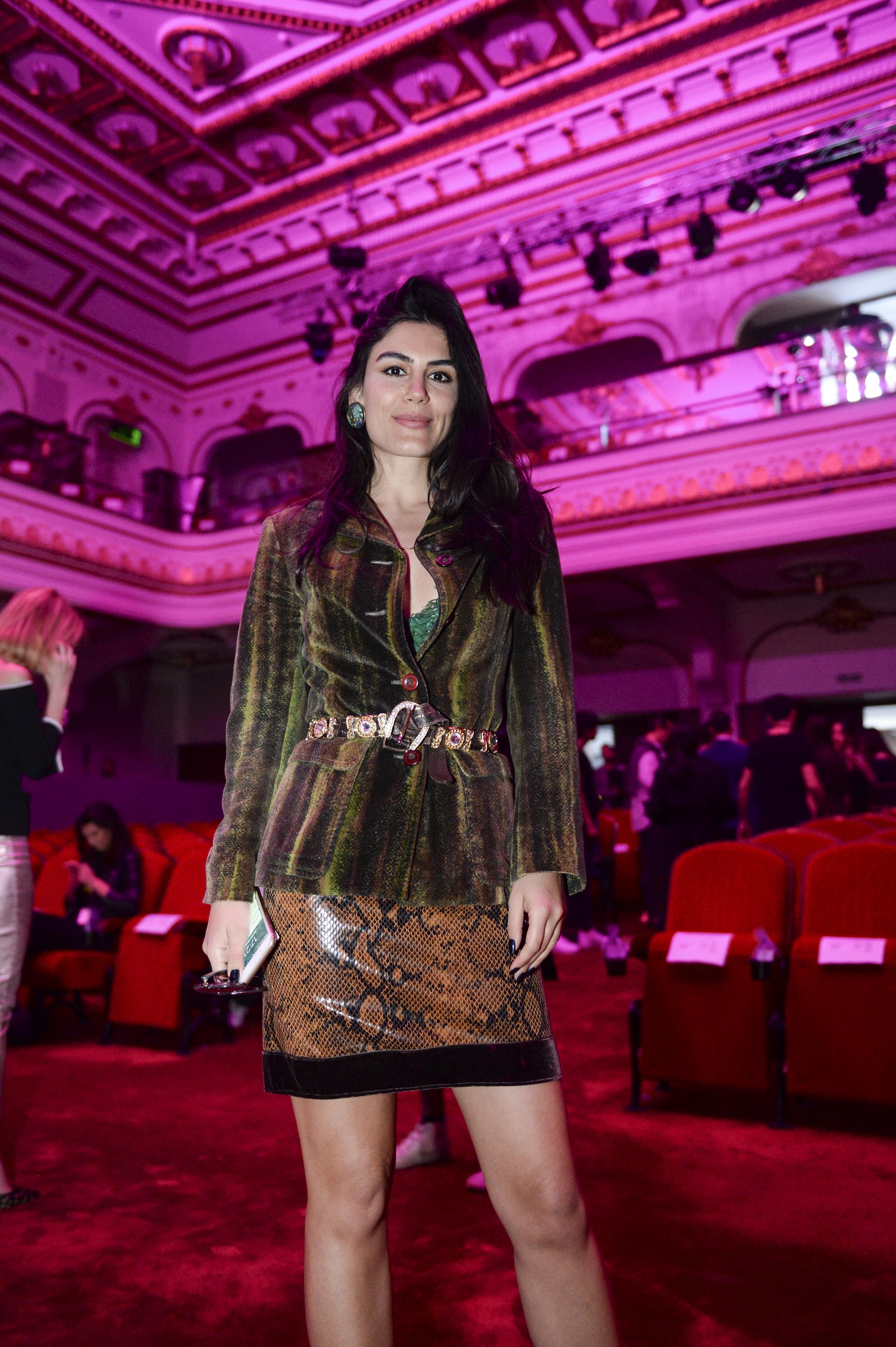Asena Saribatur attends Mercedes-Benz Istanbul Fashion Week