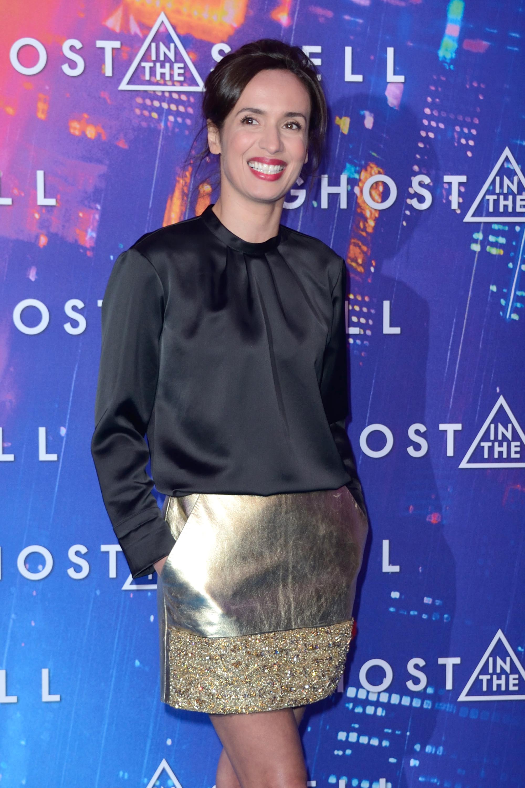 Amelle Chahbi attends Ghost in the Shell Premiere
