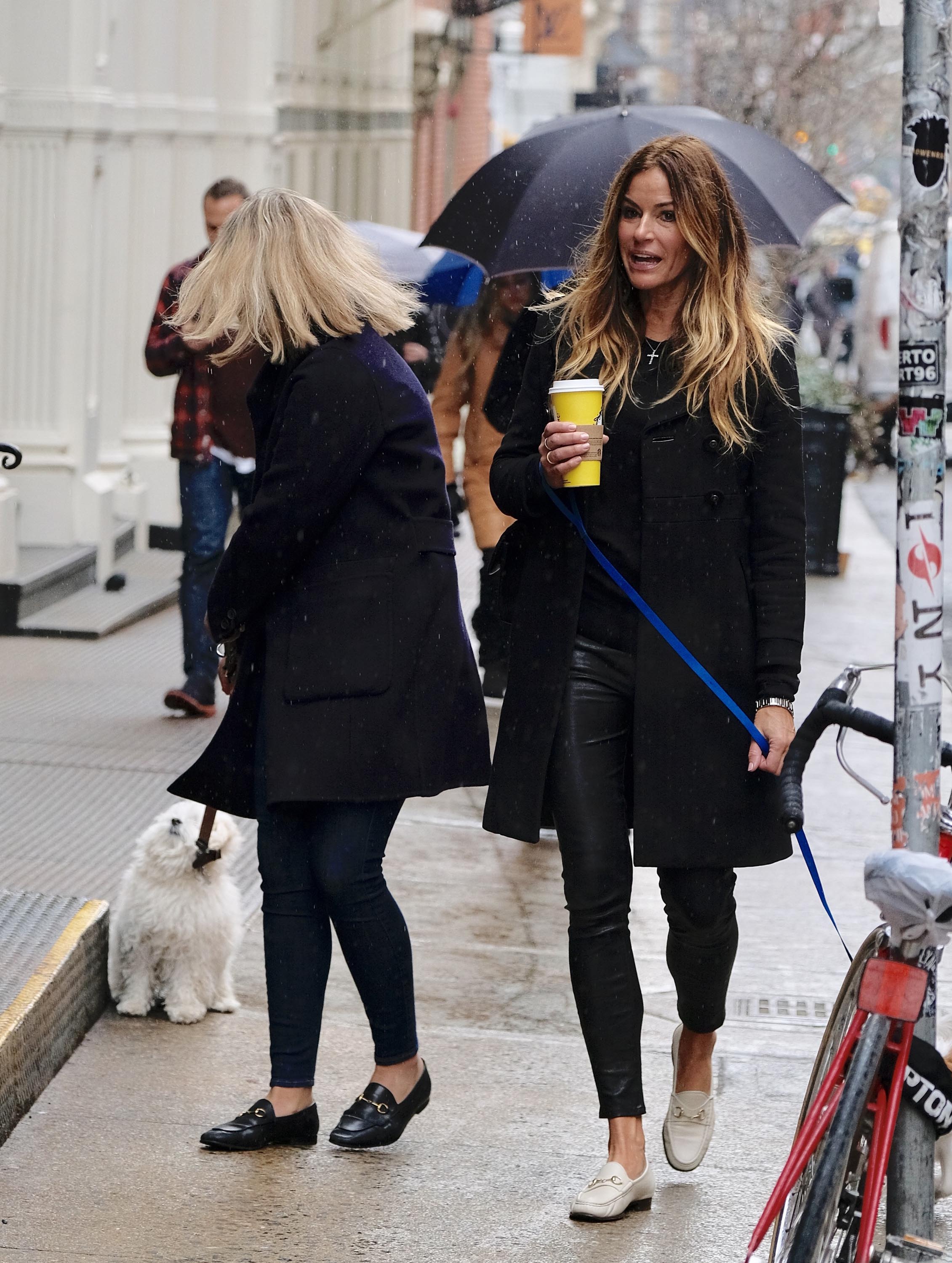 Kelly Bensimon seen out in Soho