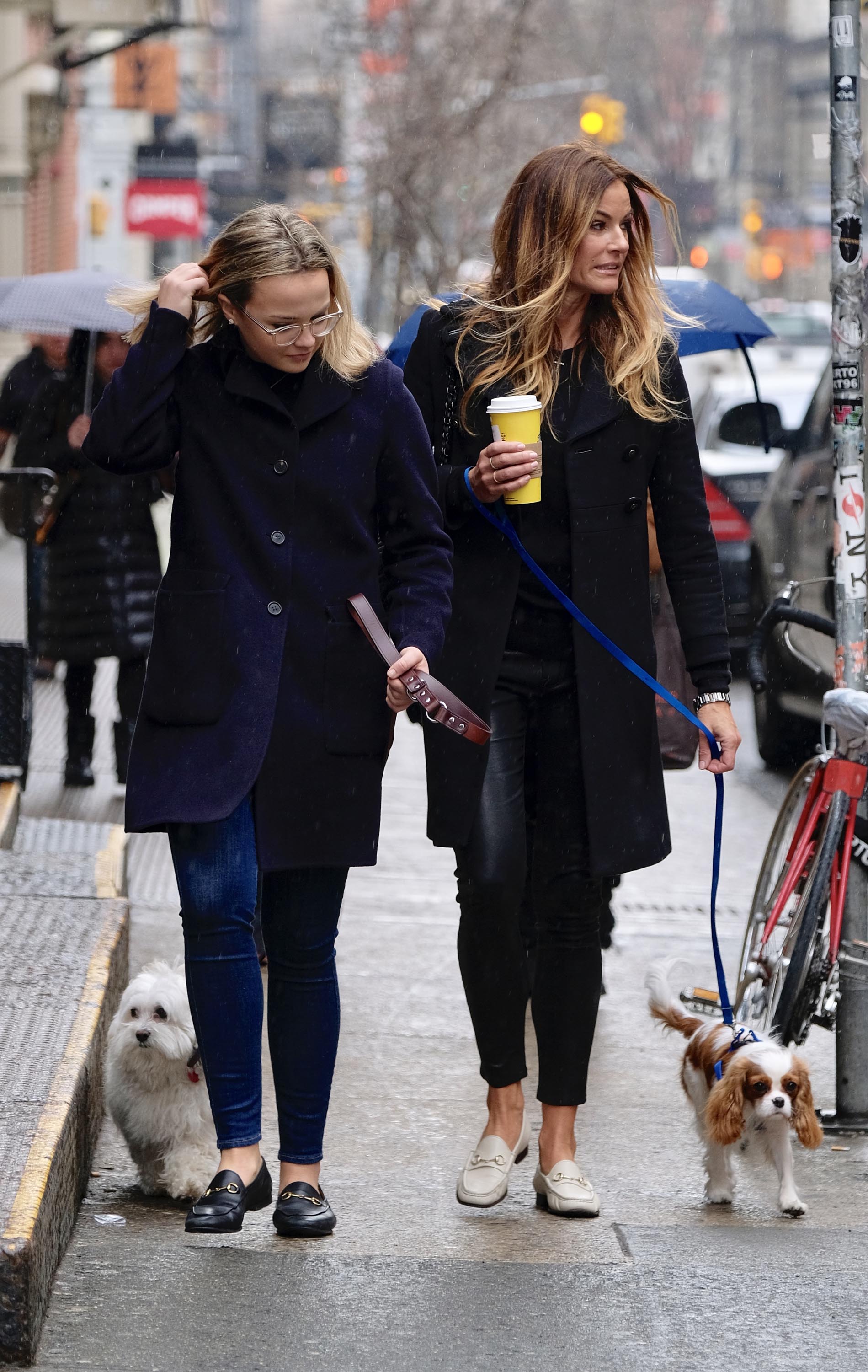 Kelly Bensimon seen out in Soho