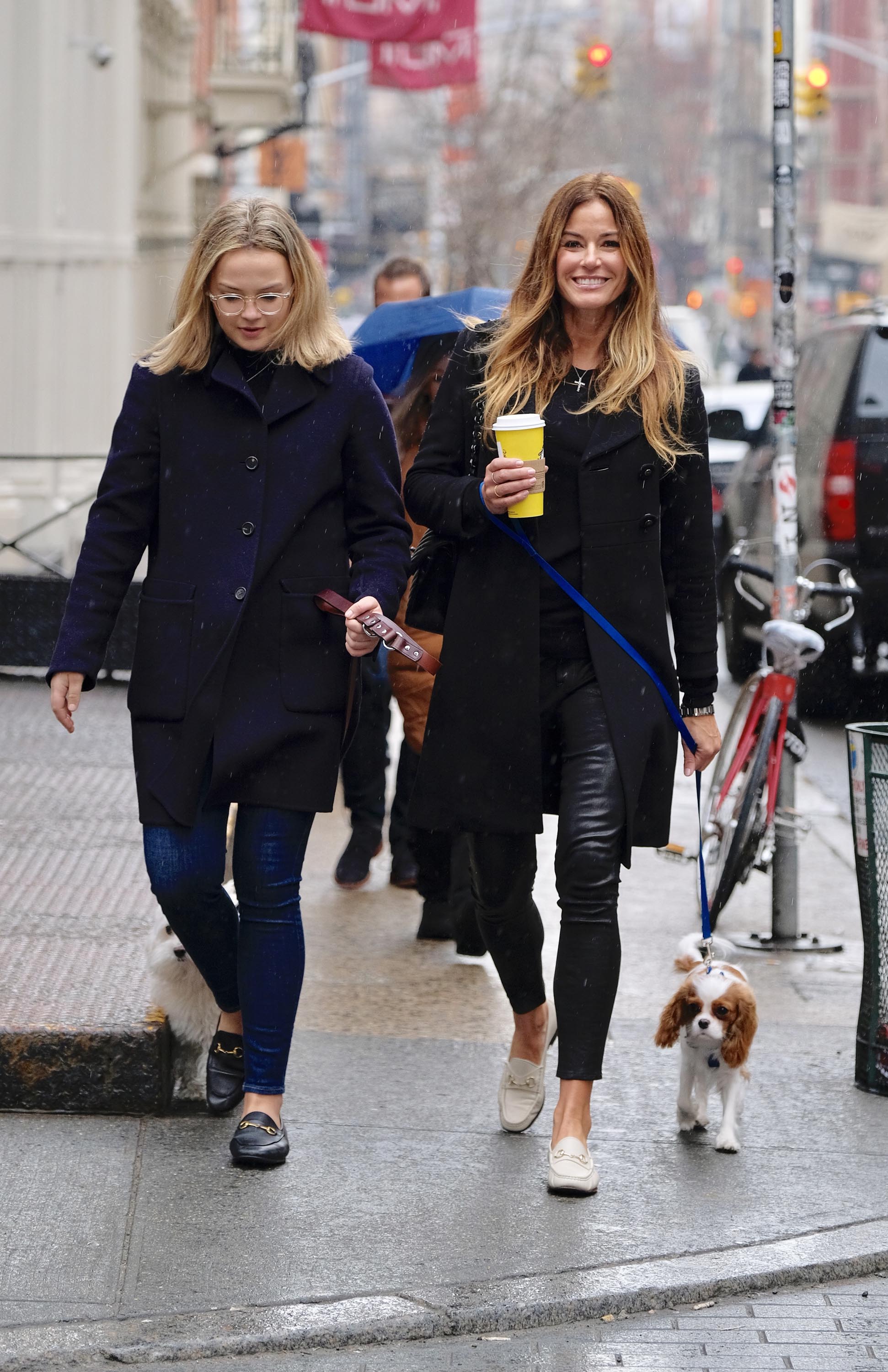 Kelly Bensimon seen out in Soho