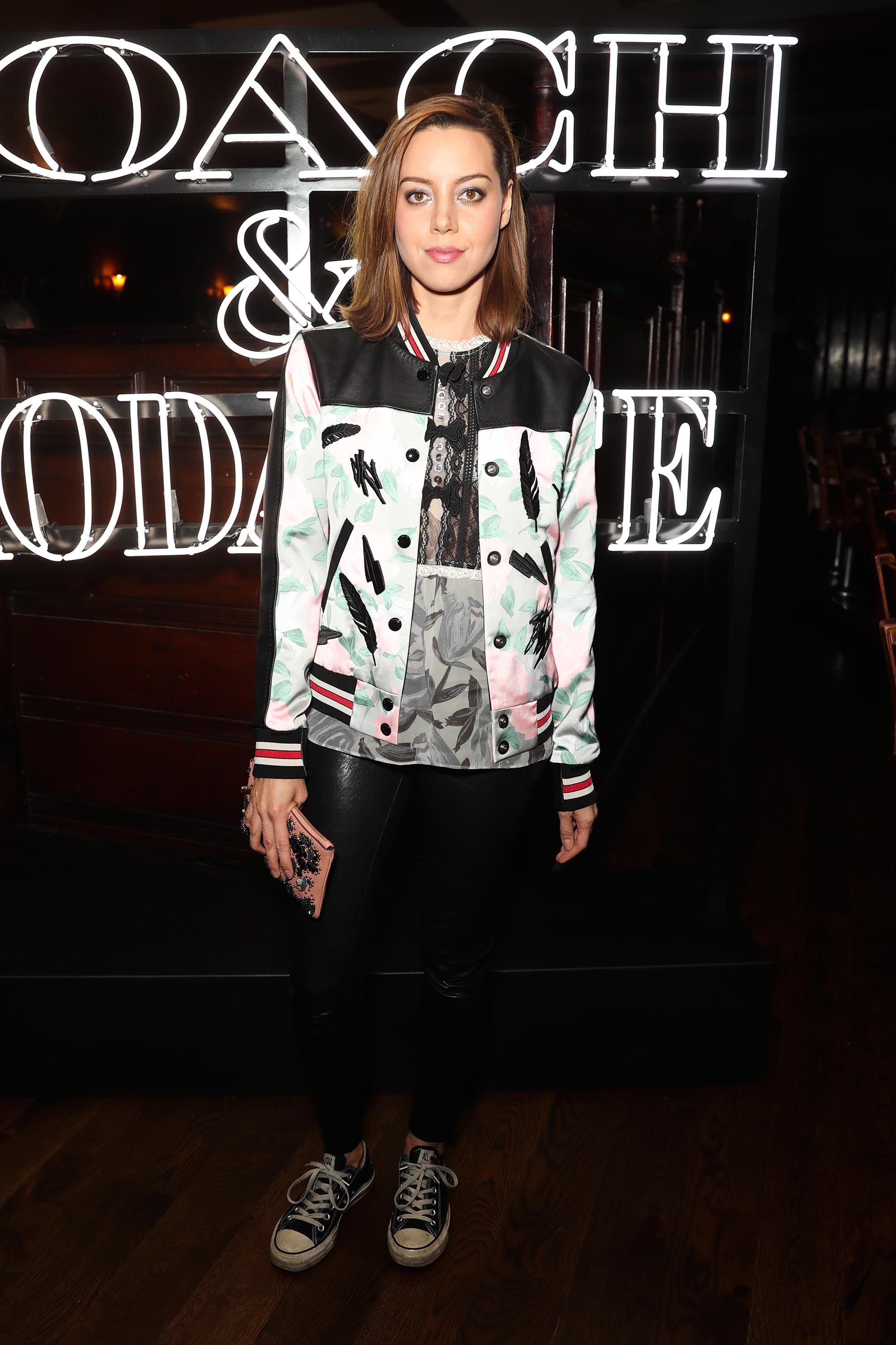 Aubrey Plaza attends Coach & Rodarte Dinner