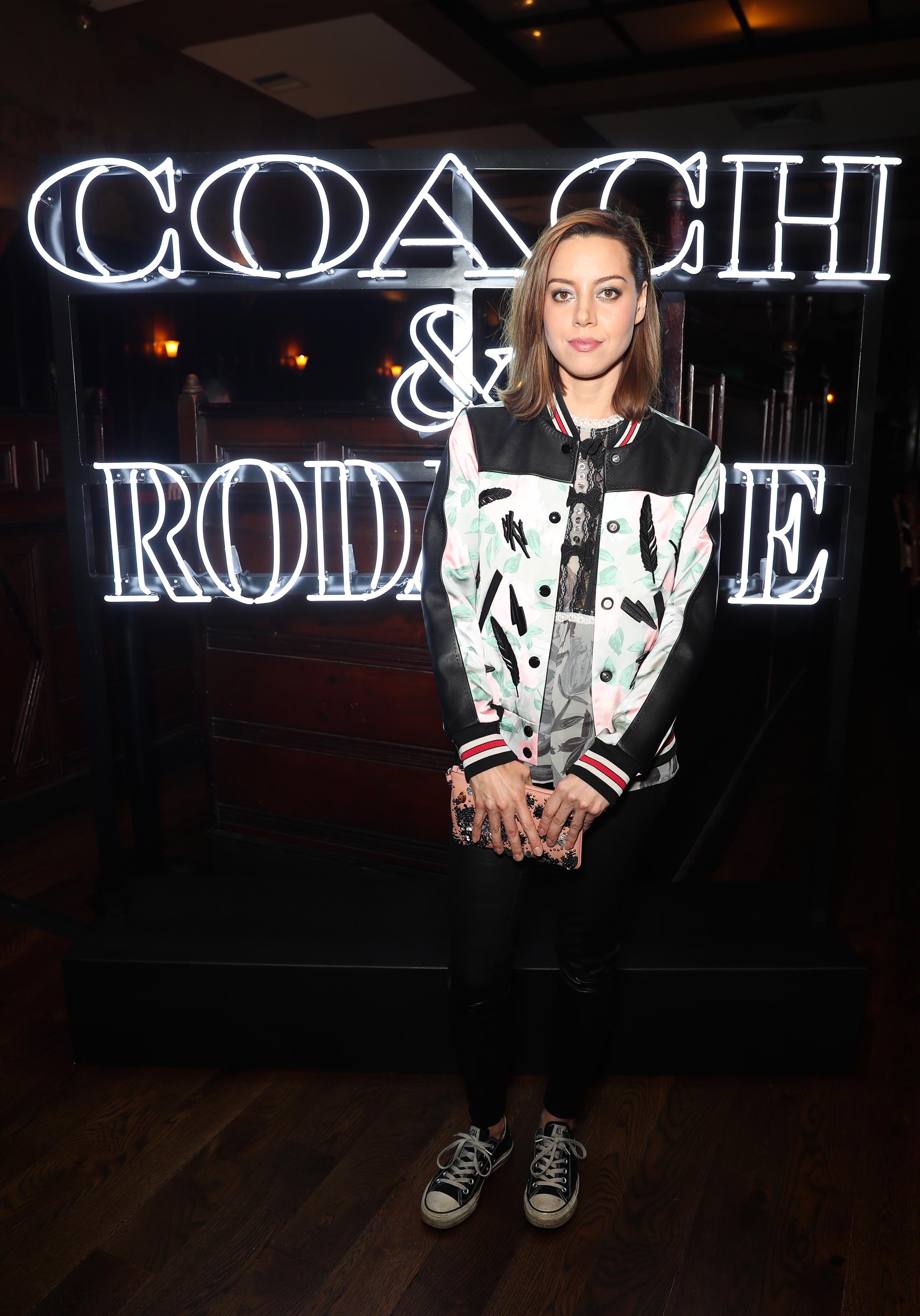 Aubrey Plaza attends Coach & Rodarte Dinner