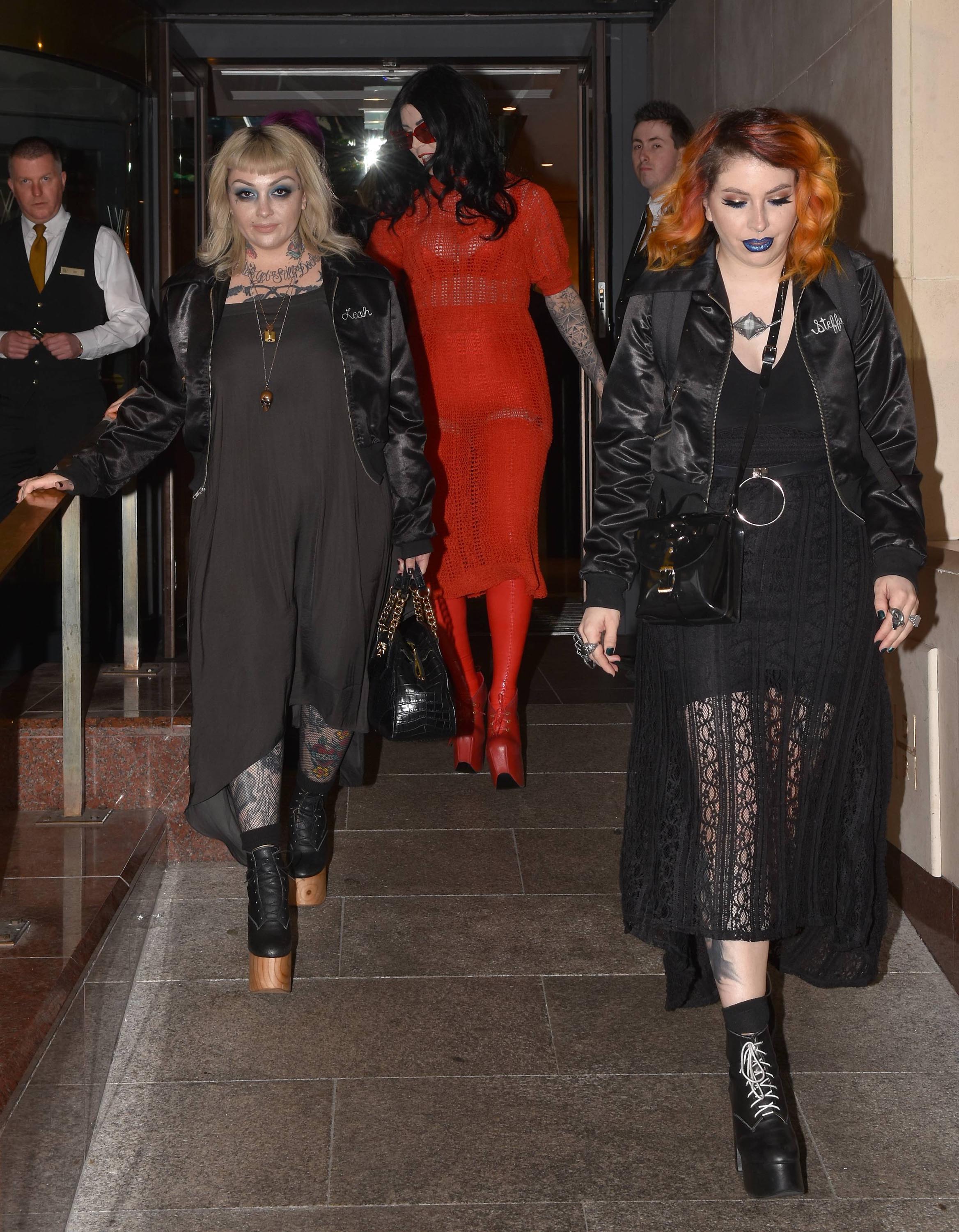 Kat Von D at Westbury Hotel