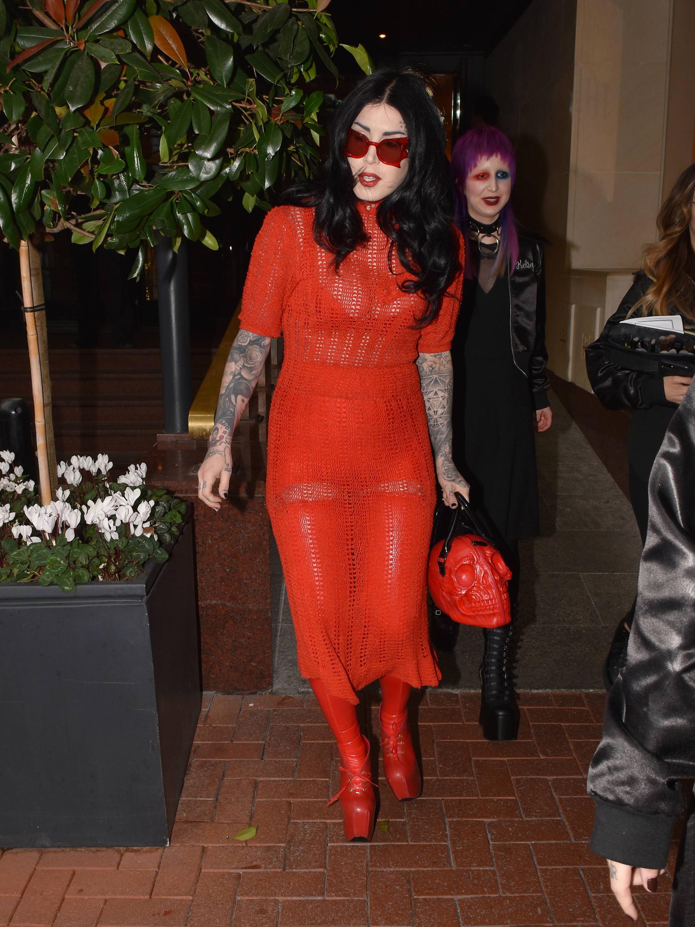 Kat Von D at Westbury Hotel