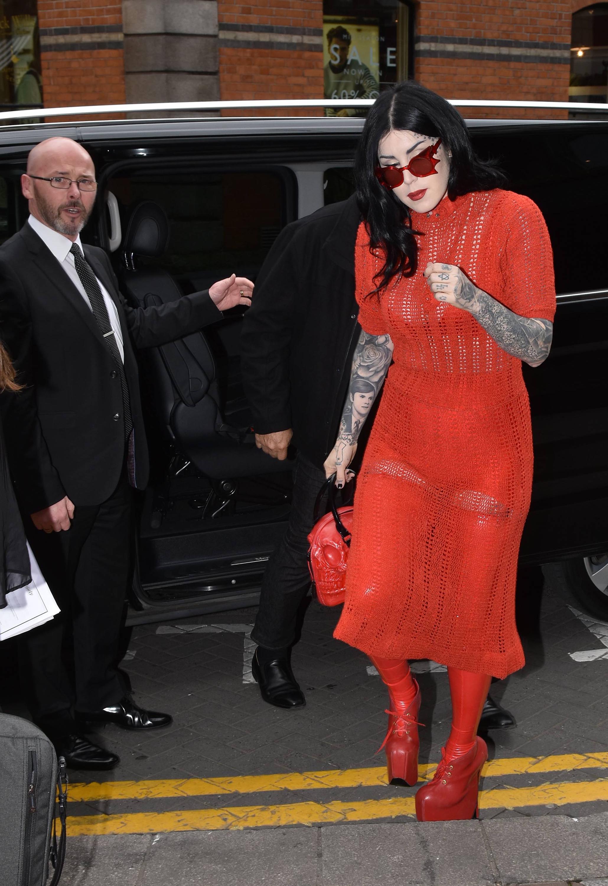 Kat Von D at Westbury Hotel