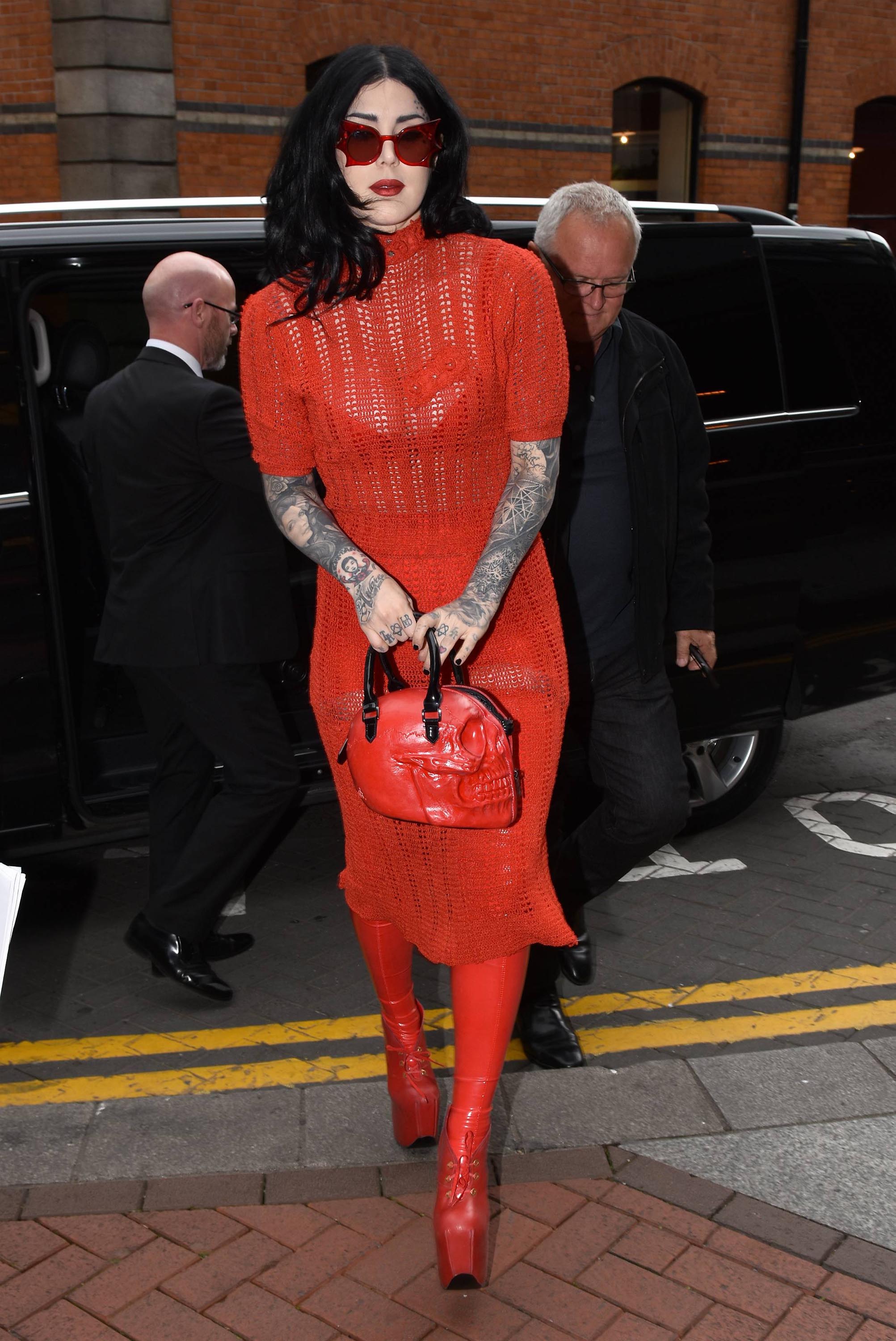 Kat Von D at Westbury Hotel