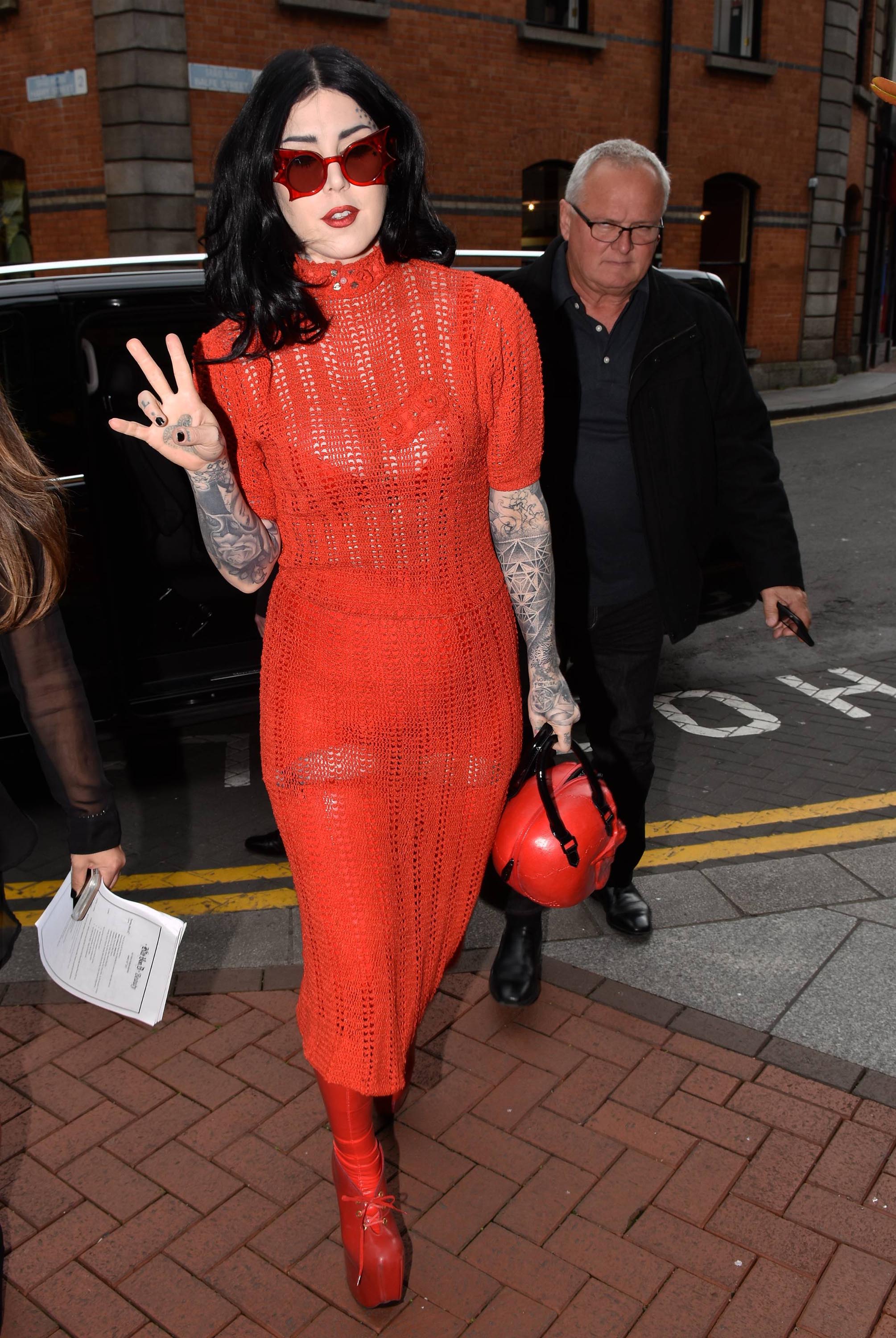 Kat Von D at Westbury Hotel