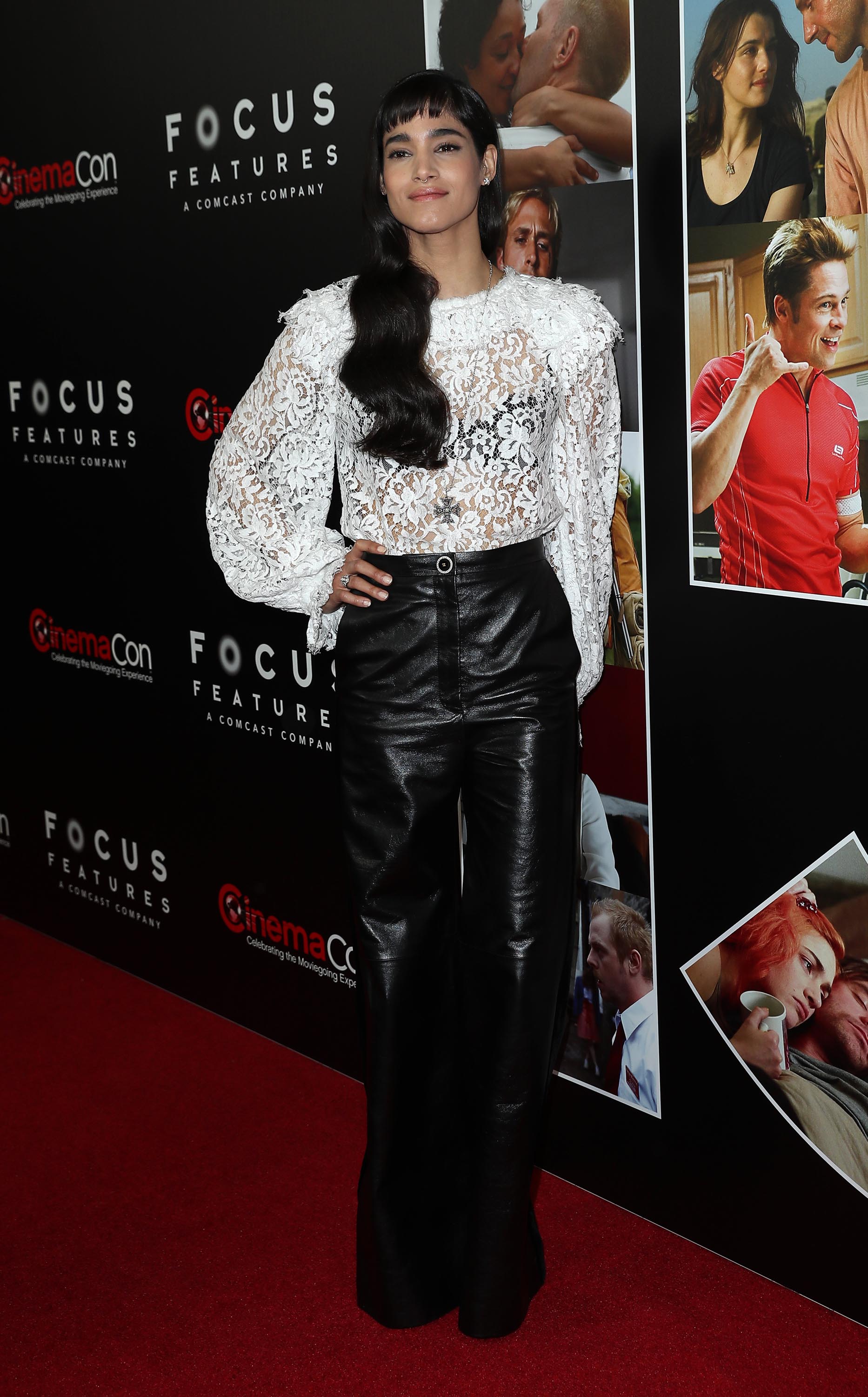 Sofia Boutella attends CinemaCon 2017 Focus Features