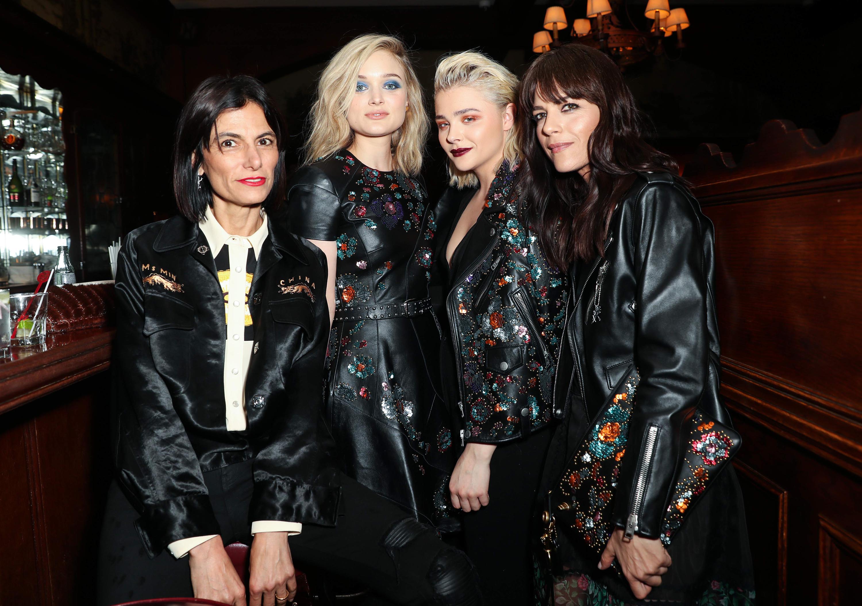 Bella Heathcote, Selma Blair & Chloe Moretz attends Coach & Rodarte Dinner