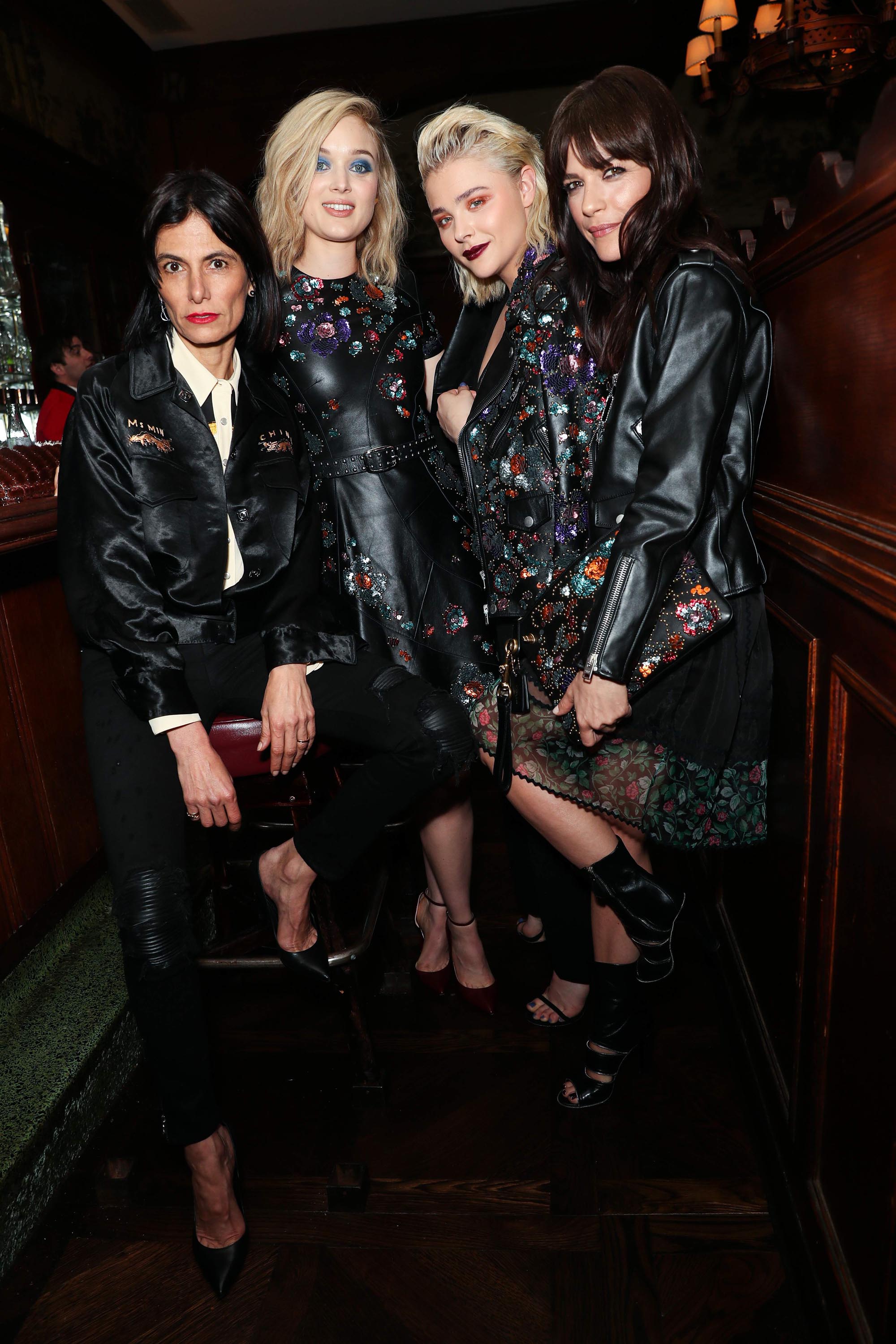 Bella Heathcote, Selma Blair & Chloe Moretz attends Coach & Rodarte Dinner