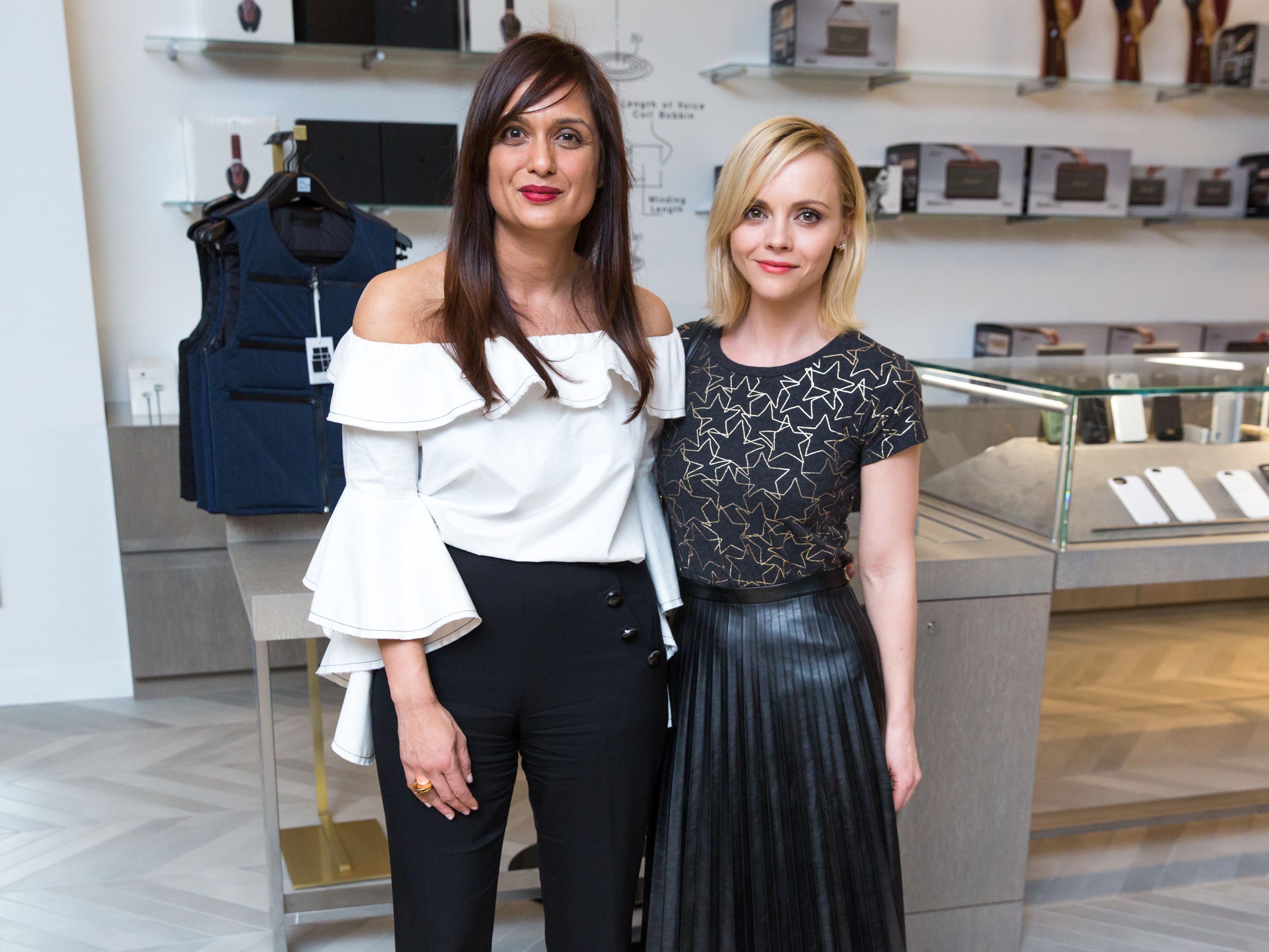 Christina Ricci attends Saks Fifth Avenue and Marc Metrick dinner