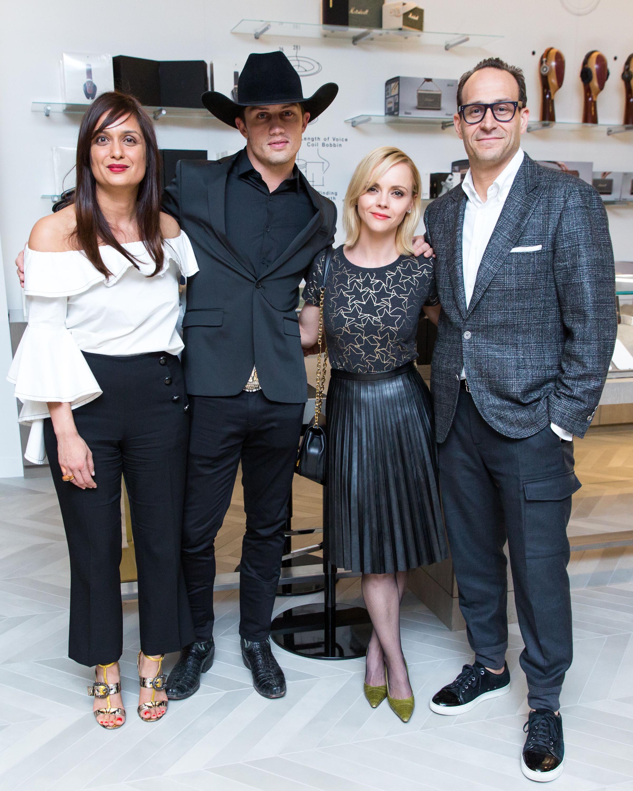 Christina Ricci attends Saks Fifth Avenue and Marc Metrick dinner