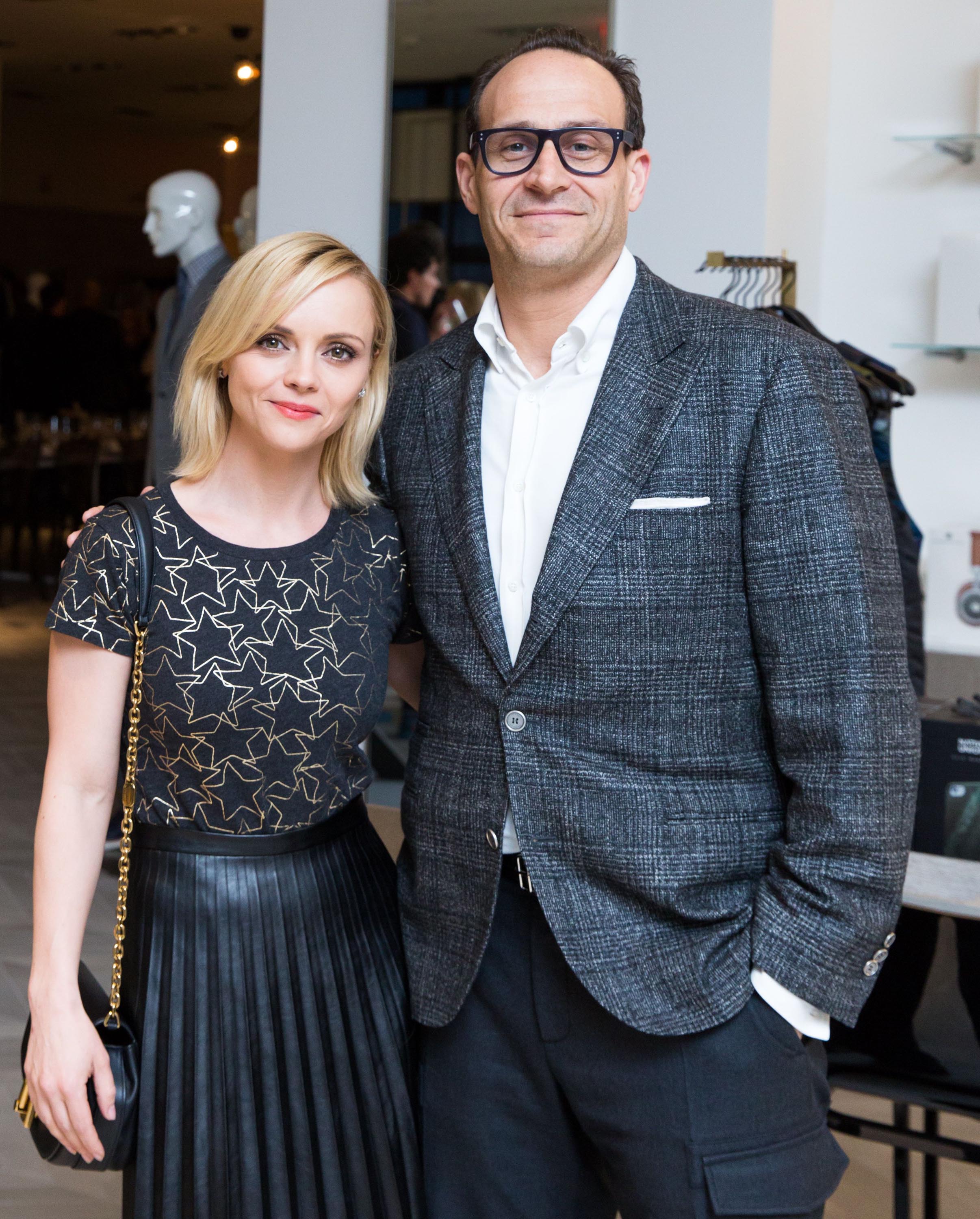 Christina Ricci attends Saks Fifth Avenue and Marc Metrick dinner