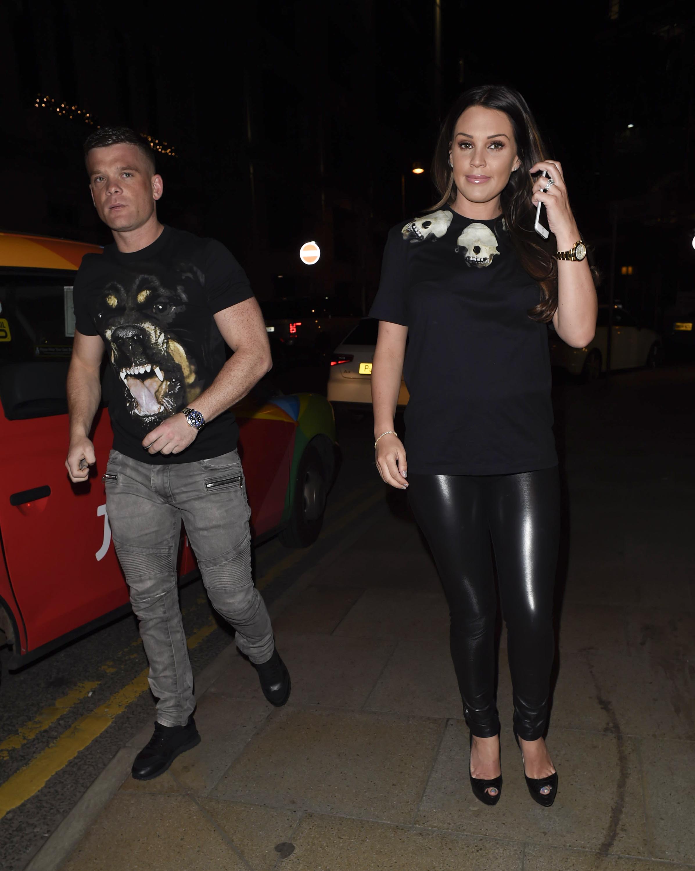 Danielle Lloyd seen at O’Hara her Manchester Hotel