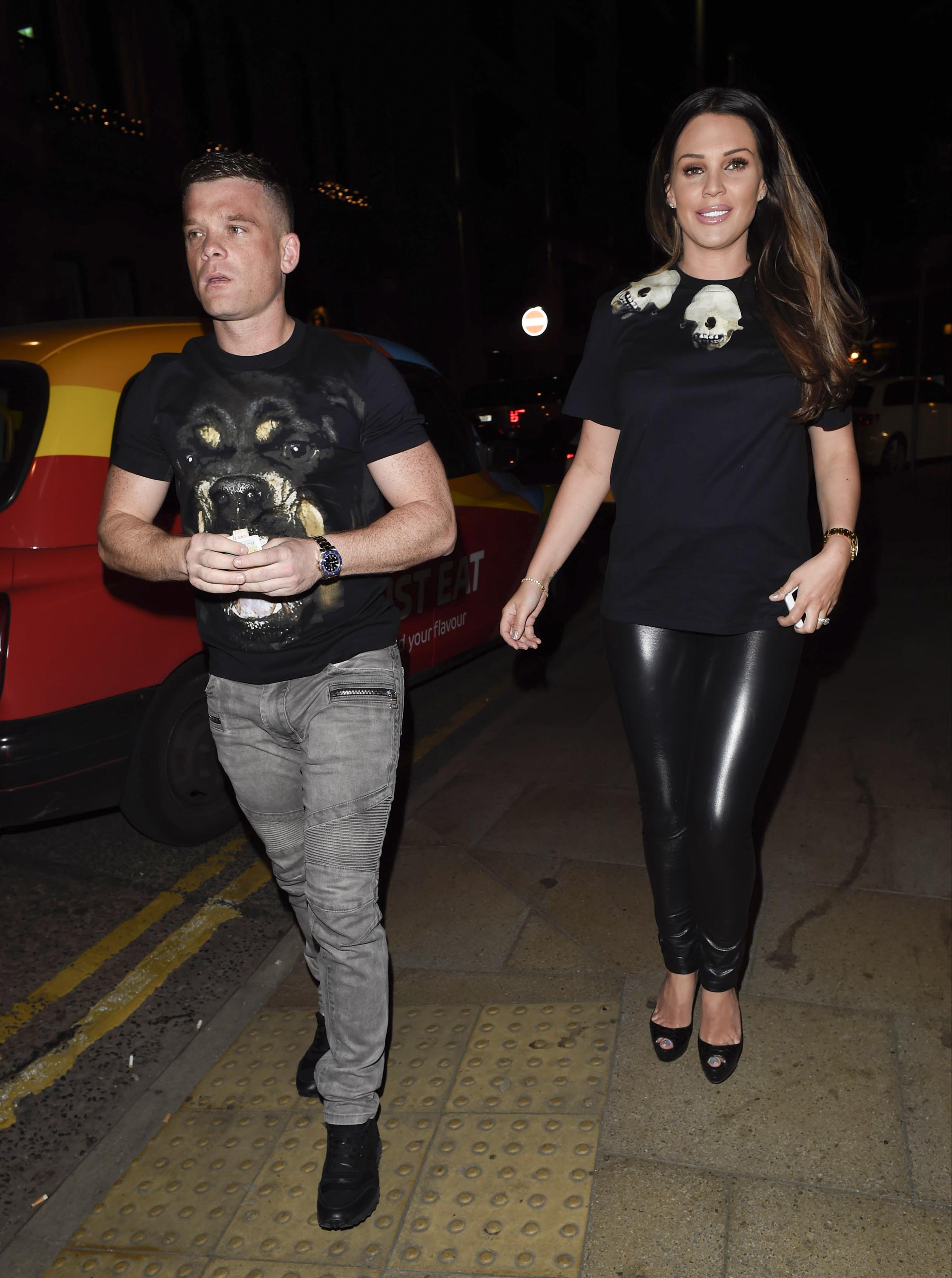 Danielle Lloyd seen at O’Hara her Manchester Hotel