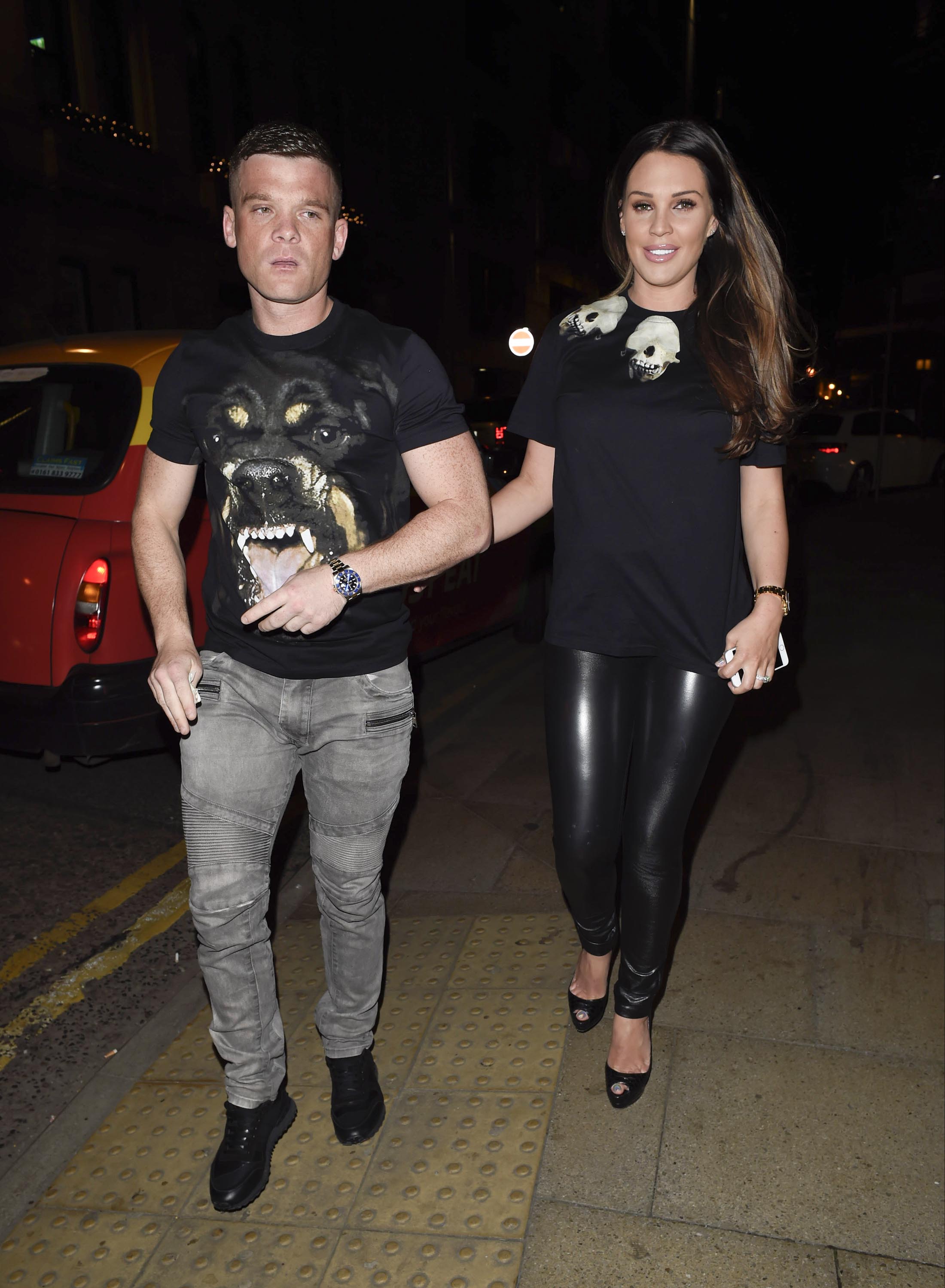 Danielle Lloyd seen at O’Hara her Manchester Hotel