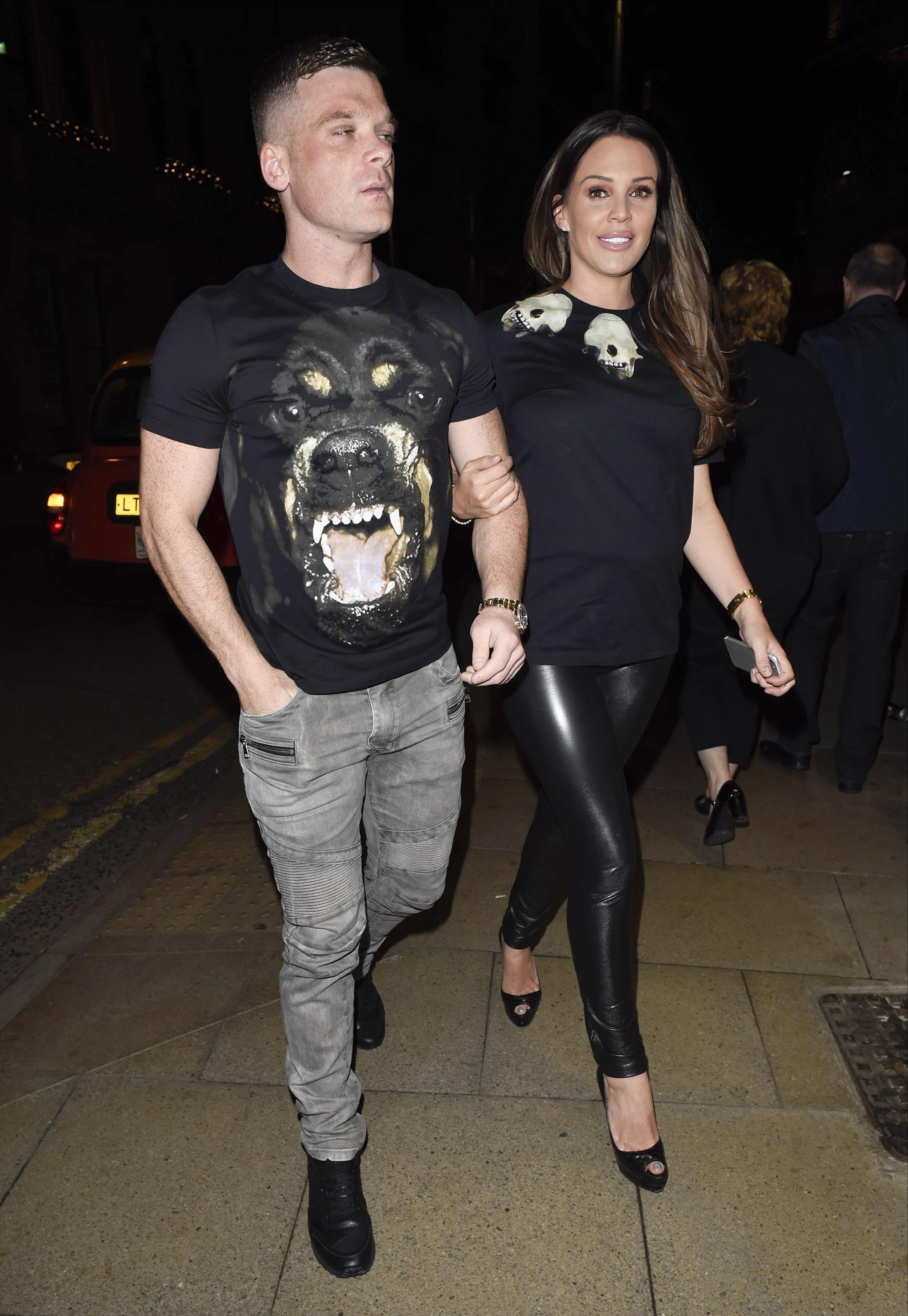 Danielle Lloyd seen at O’Hara her Manchester Hotel