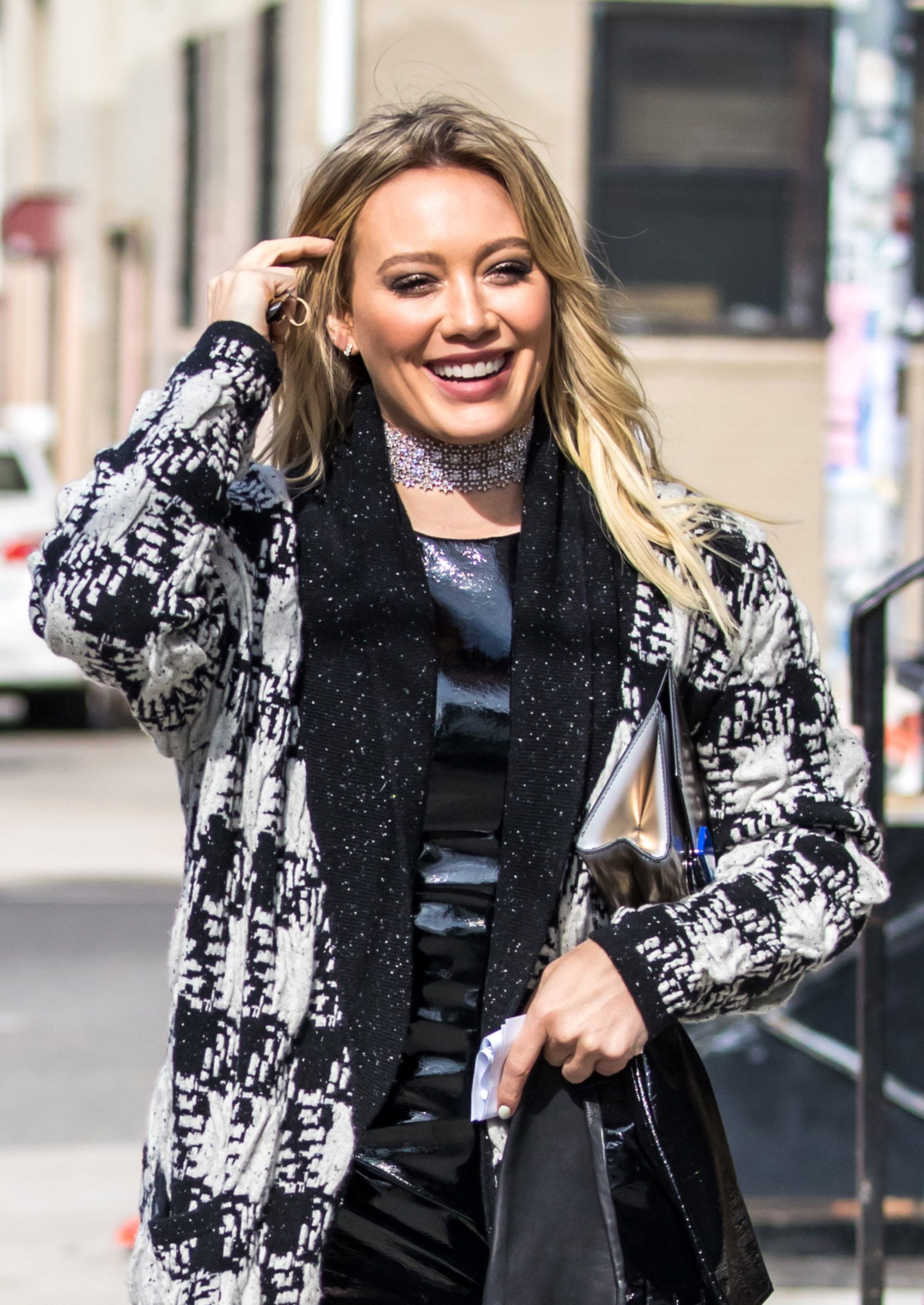 Hilary Duff on the set of Younger