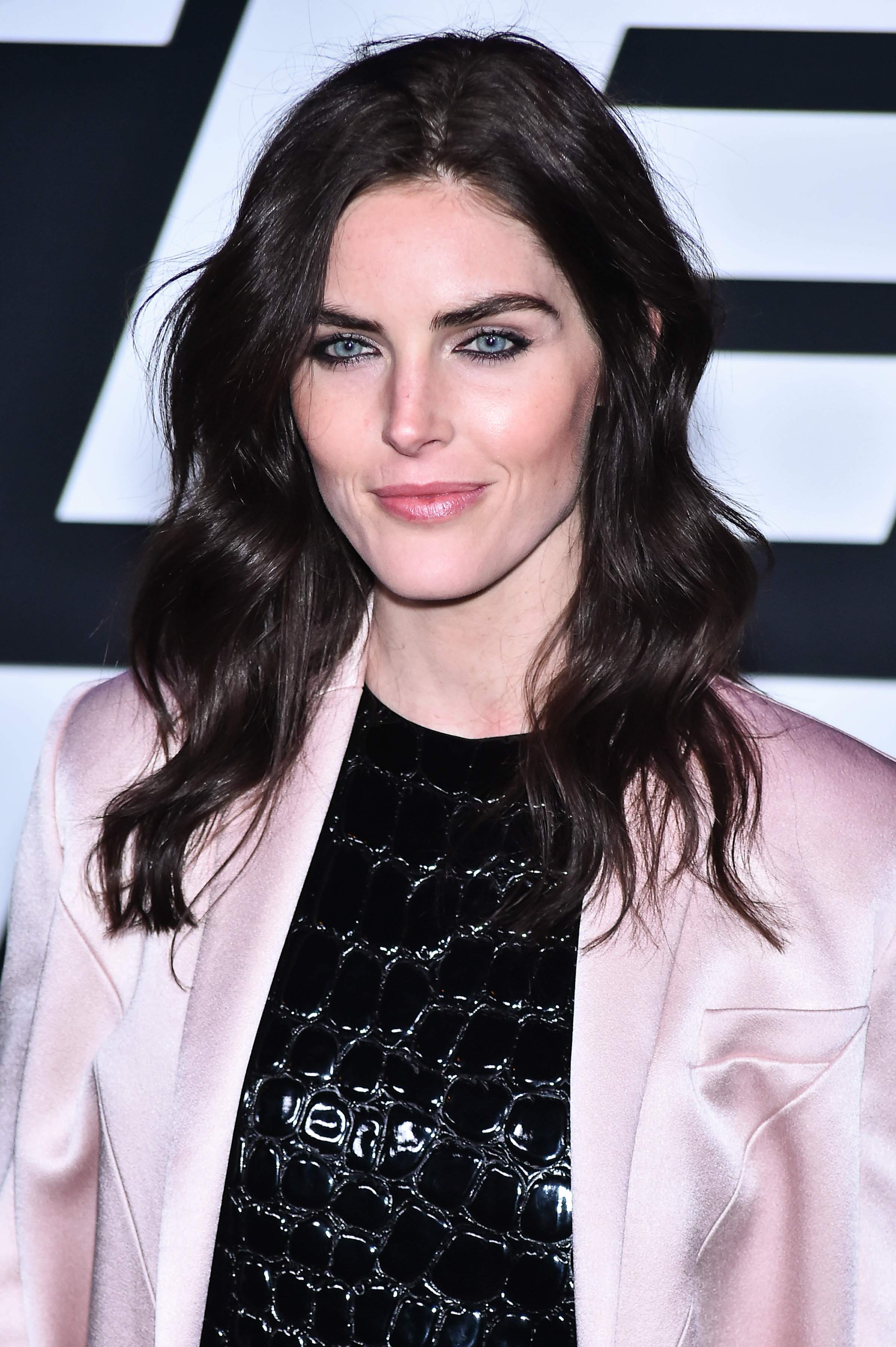 Hilary Rhoda attends The Fate Of The Furious Premiere