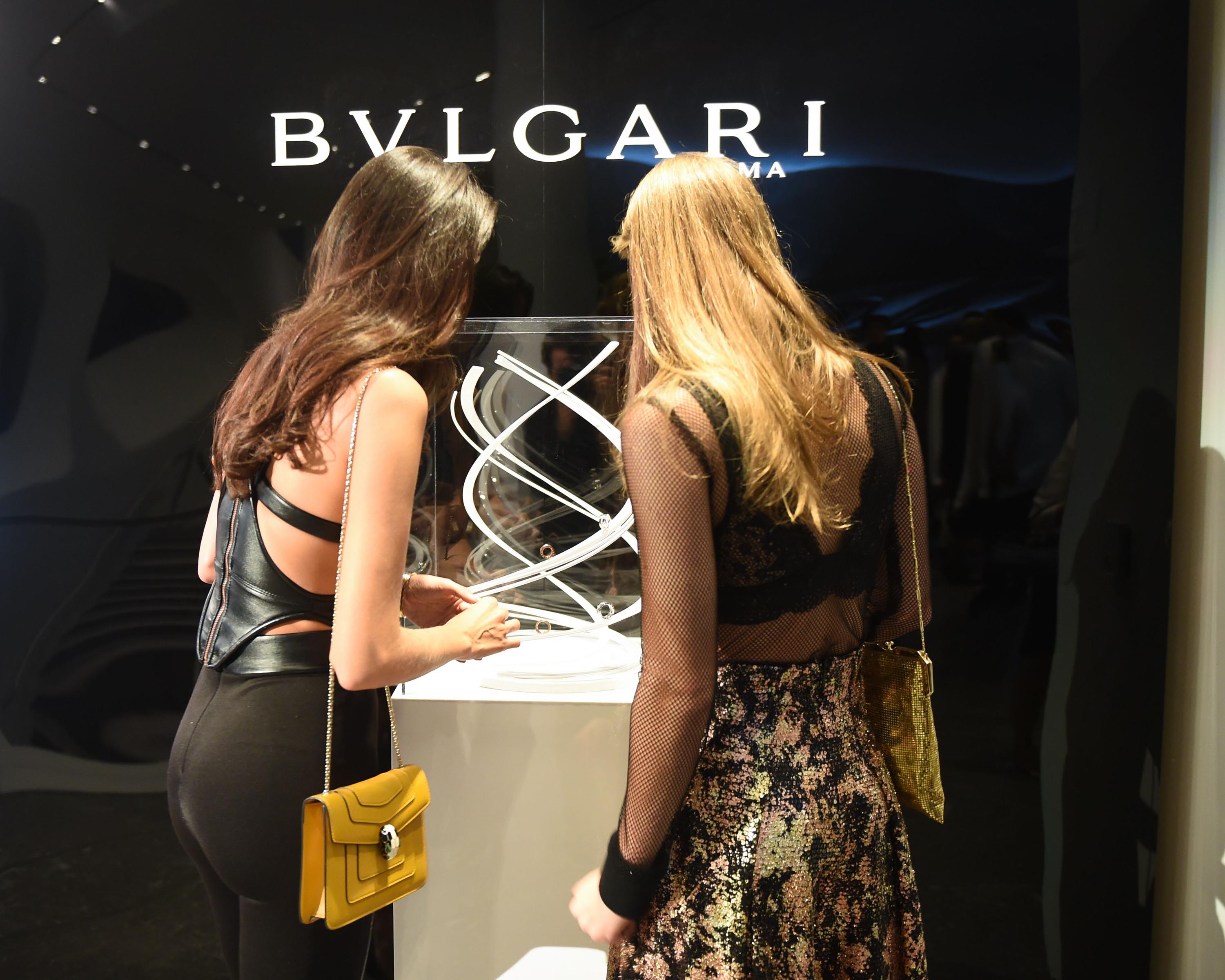 Sofia Resing & Luna Castilho attend Bvlgari B.ZERO1 Design Legend Collection