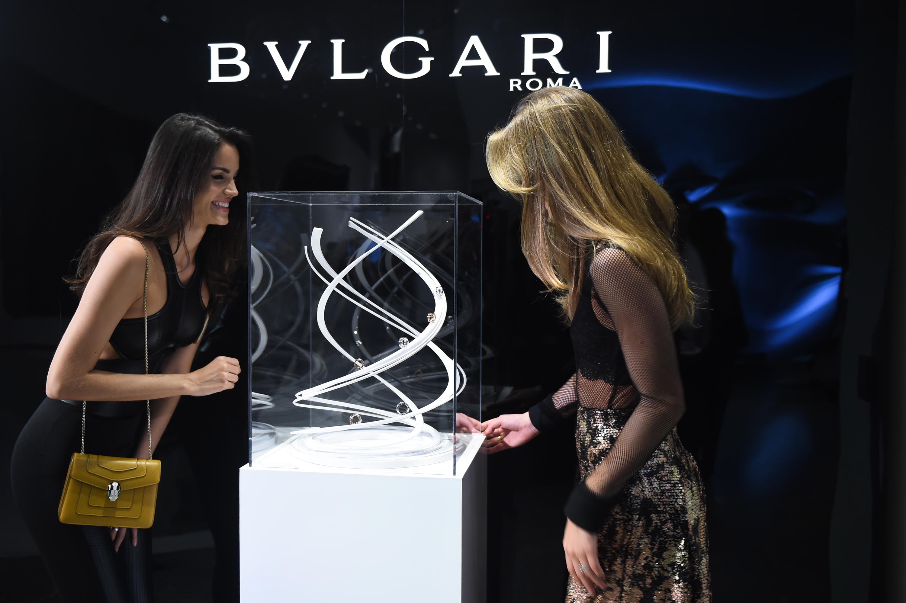 Sofia Resing & Luna Castilho attend Bvlgari B.ZERO1 Design Legend Collection