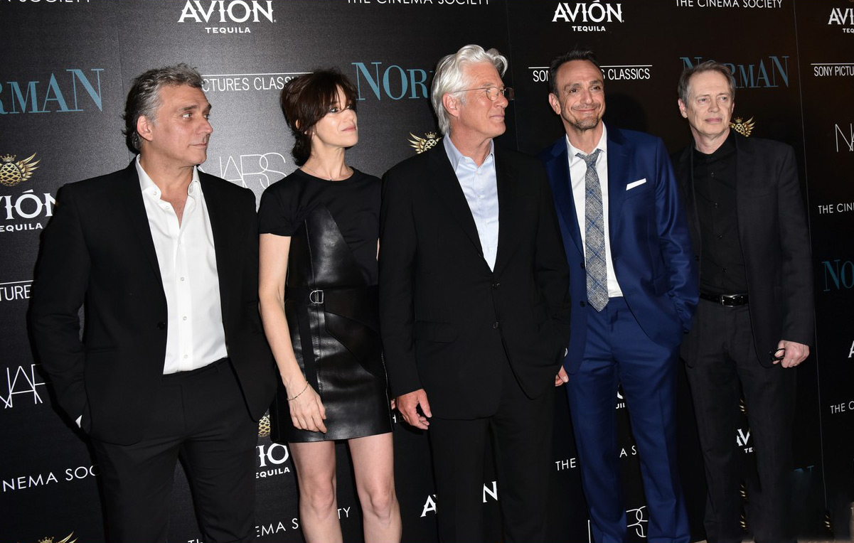 Charlotte Gainsbourg attends the premiere of Norman