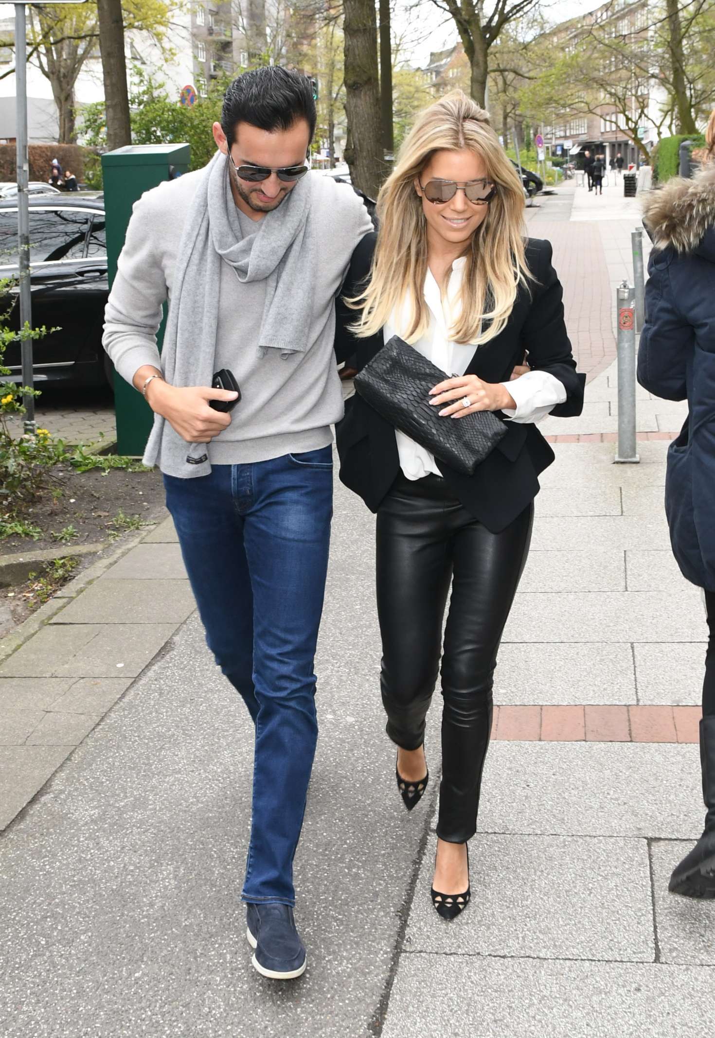 Sylvie Meis seen out in Hamburg