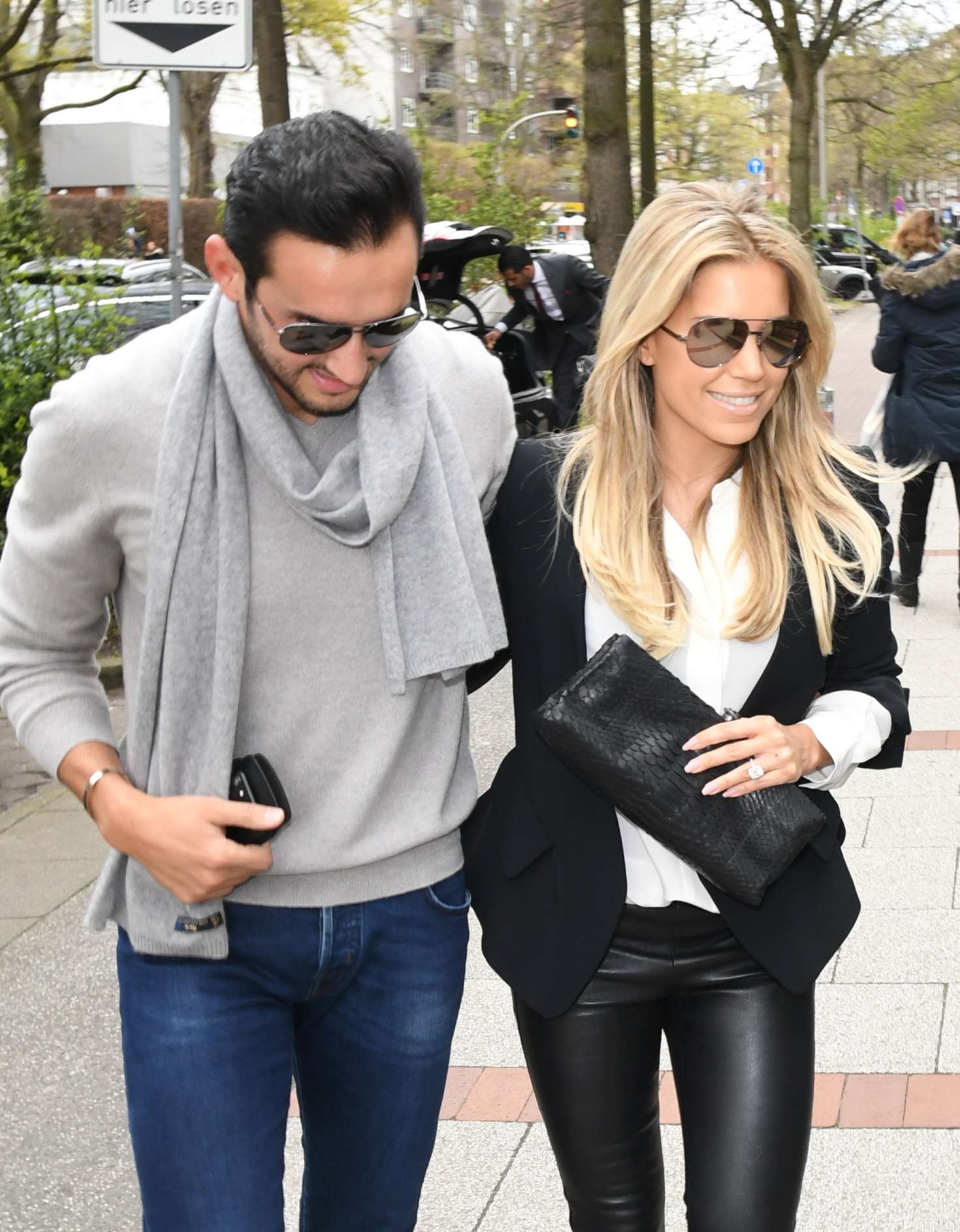 Sylvie Meis seen out in Hamburg