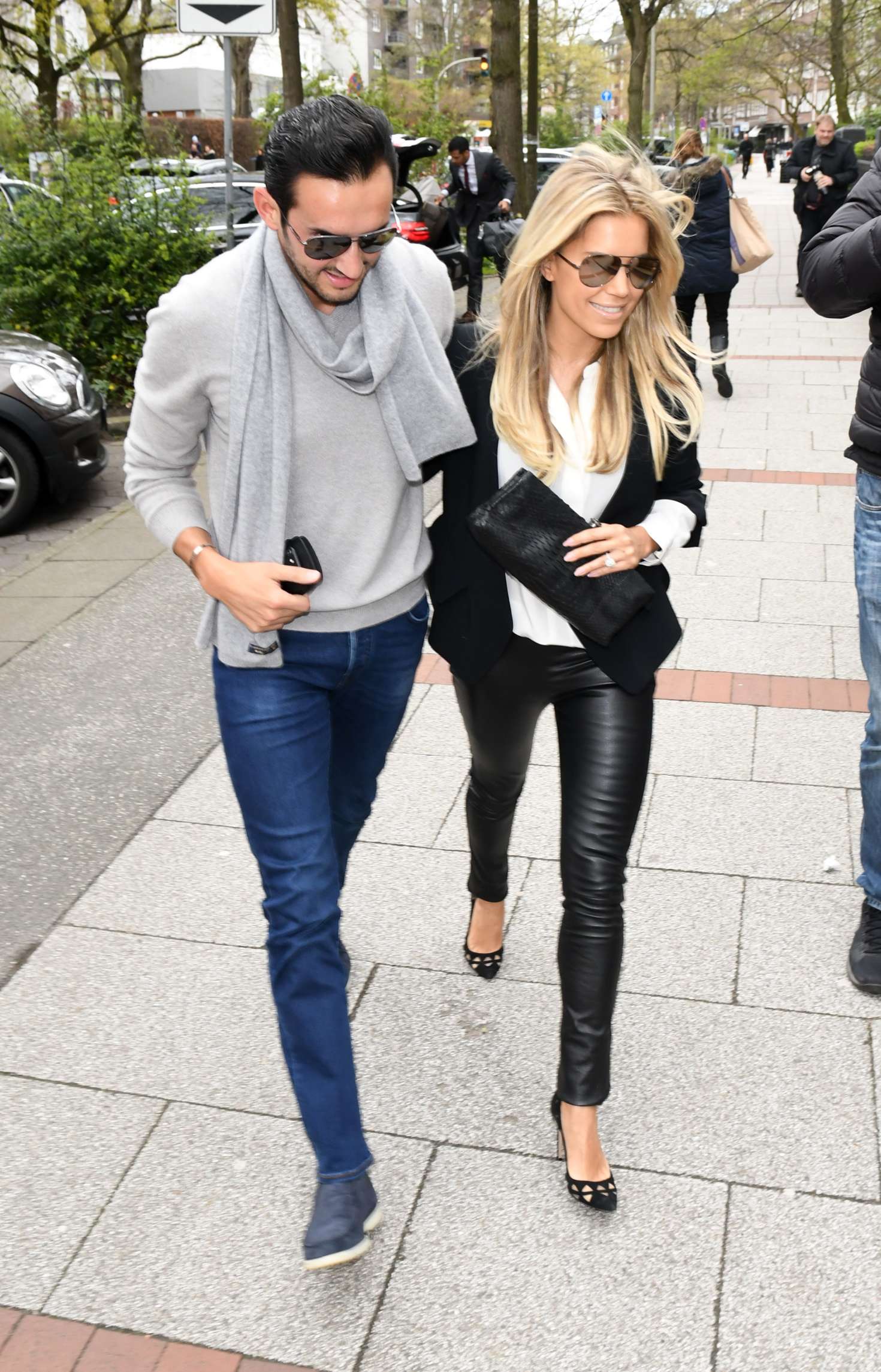 Sylvie Meis seen out in Hamburg