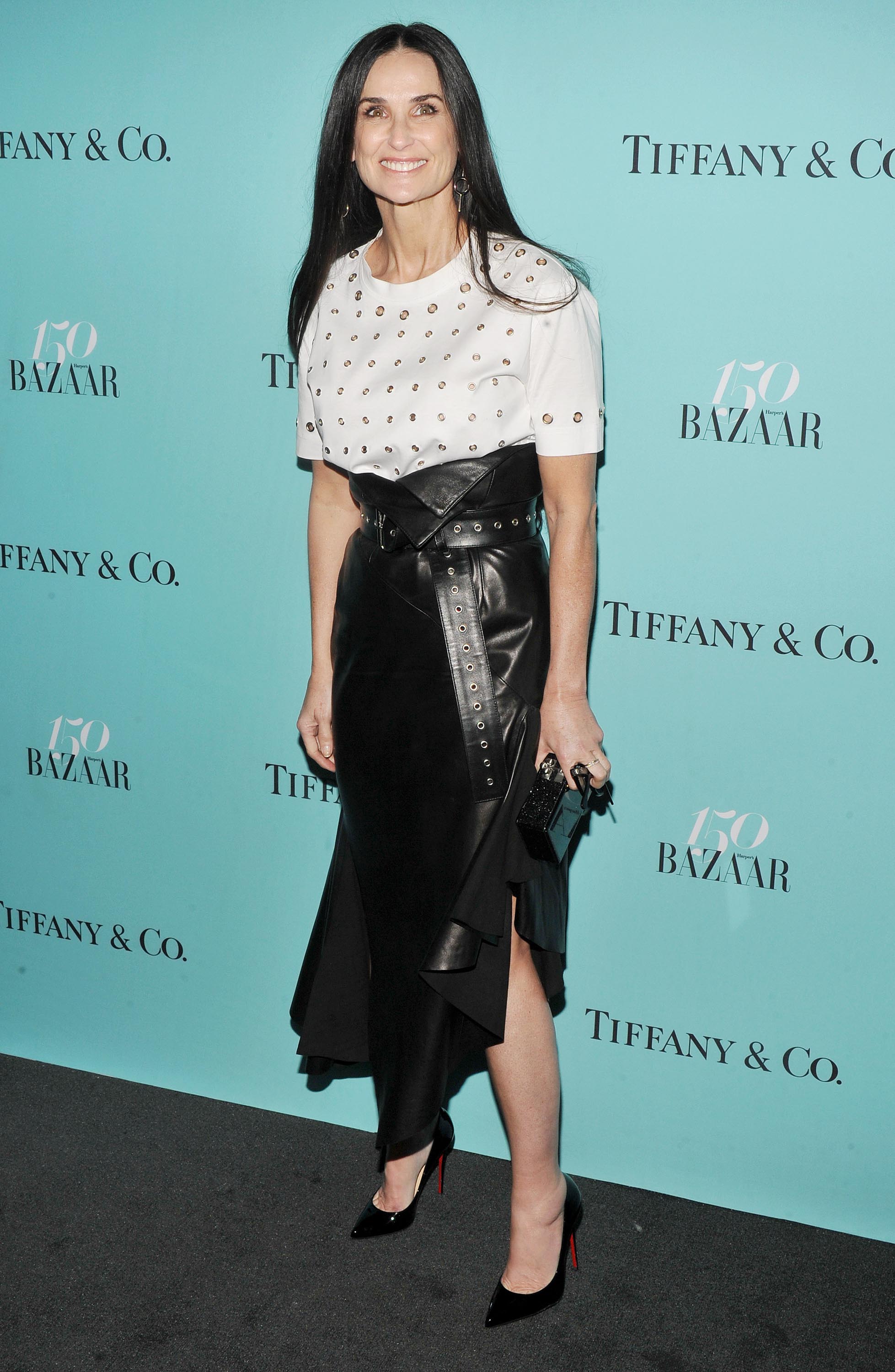 Demi Moore attends Harpers Bazaar & Tiffany Celebrate 150 Years