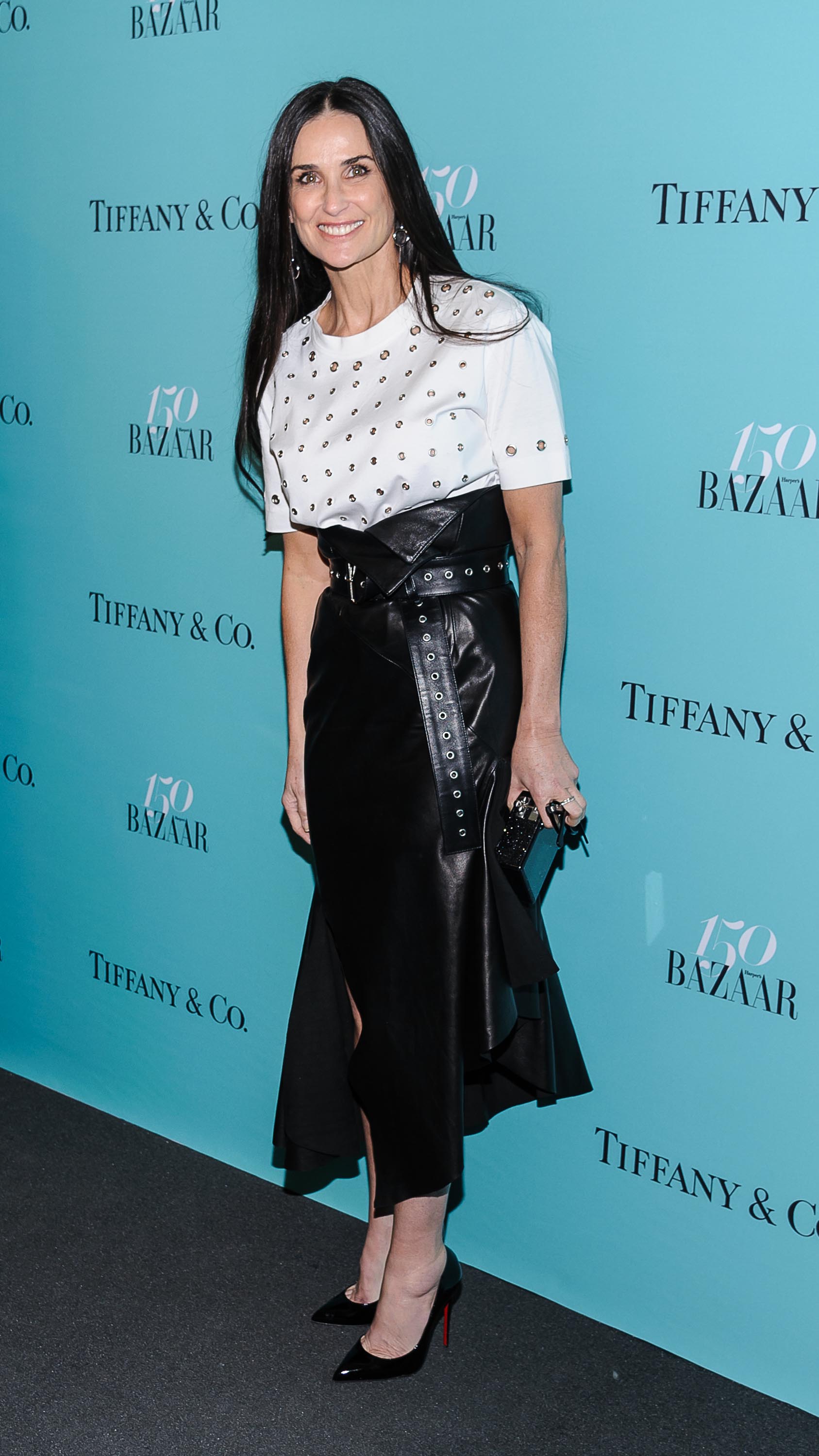 Demi Moore attends Harpers Bazaar & Tiffany Celebrate 150 Years