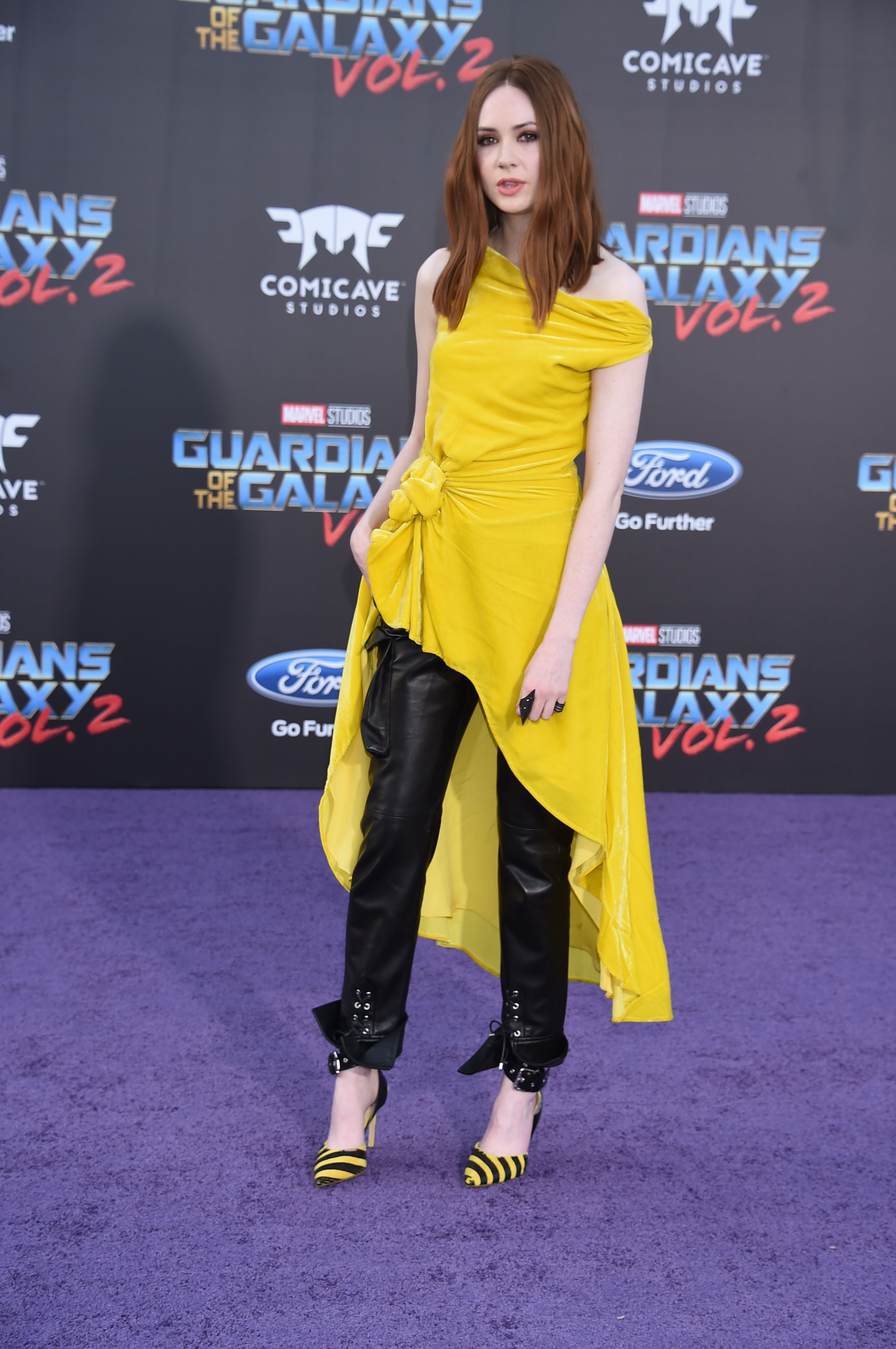 Karen Gillan attends Guardians of the Galaxy Vol. 2 Premiere