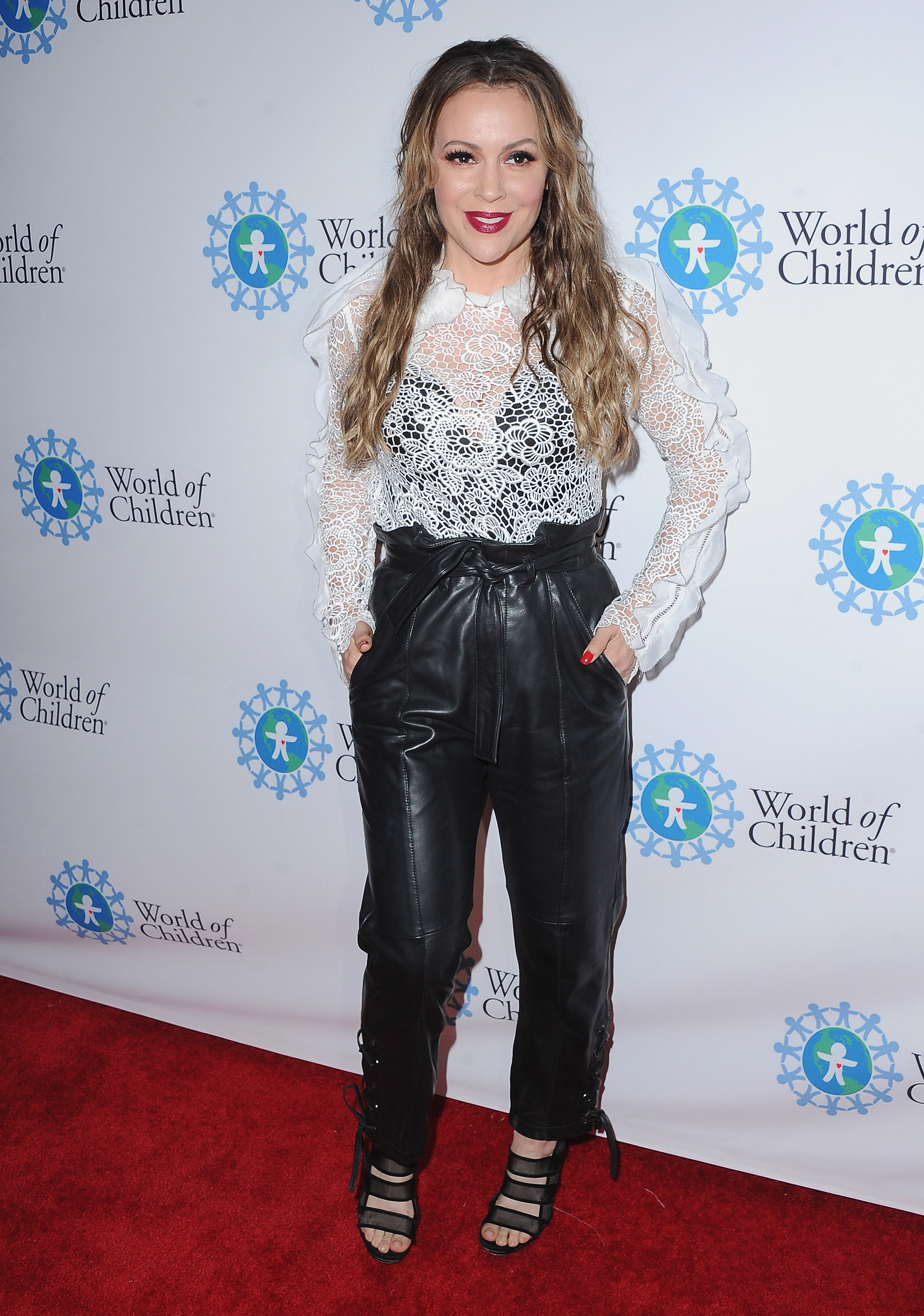 Alyssa Milano attends World Of Children Hero Awards