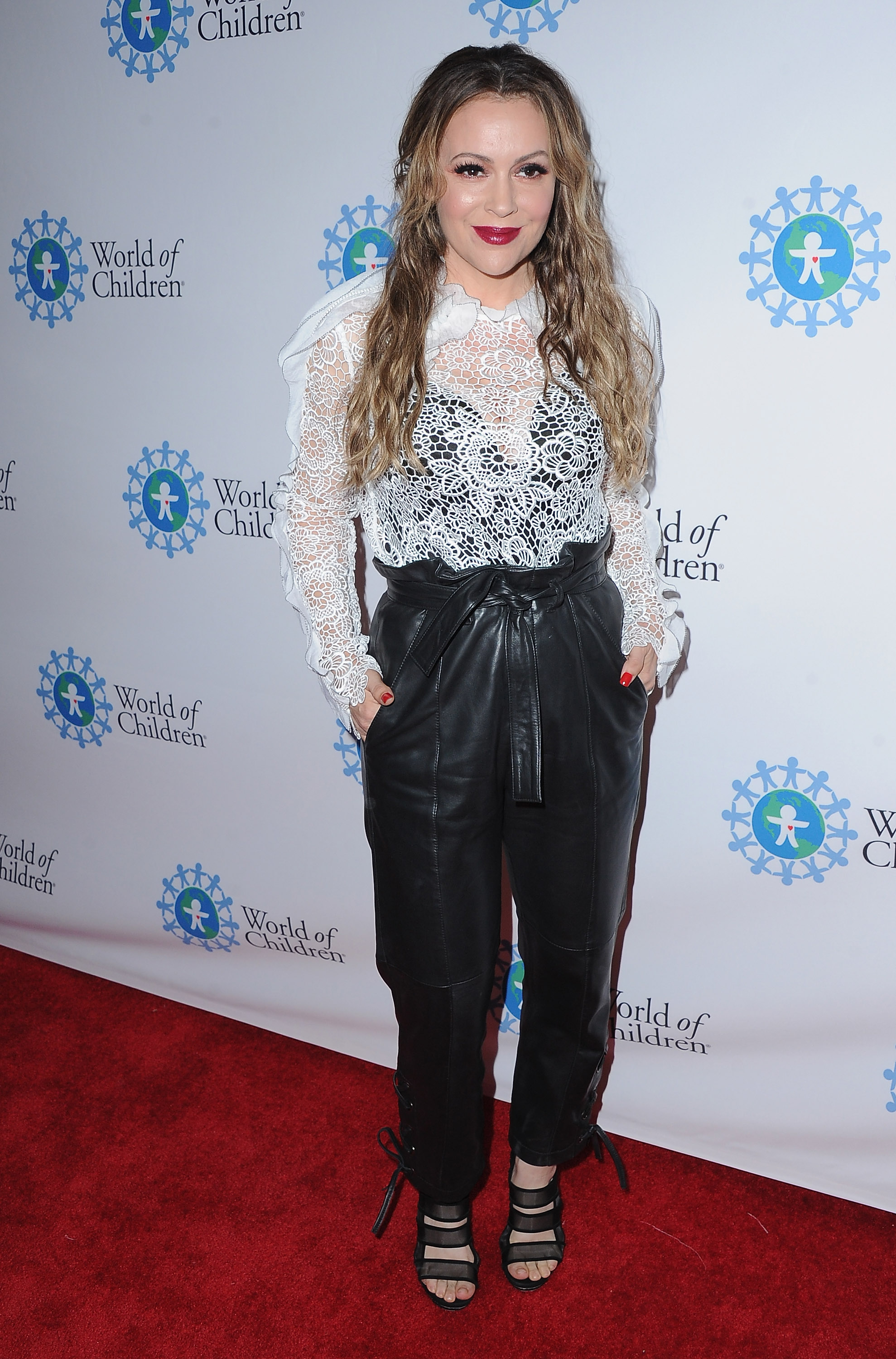 Alyssa Milano attends World Of Children Hero Awards