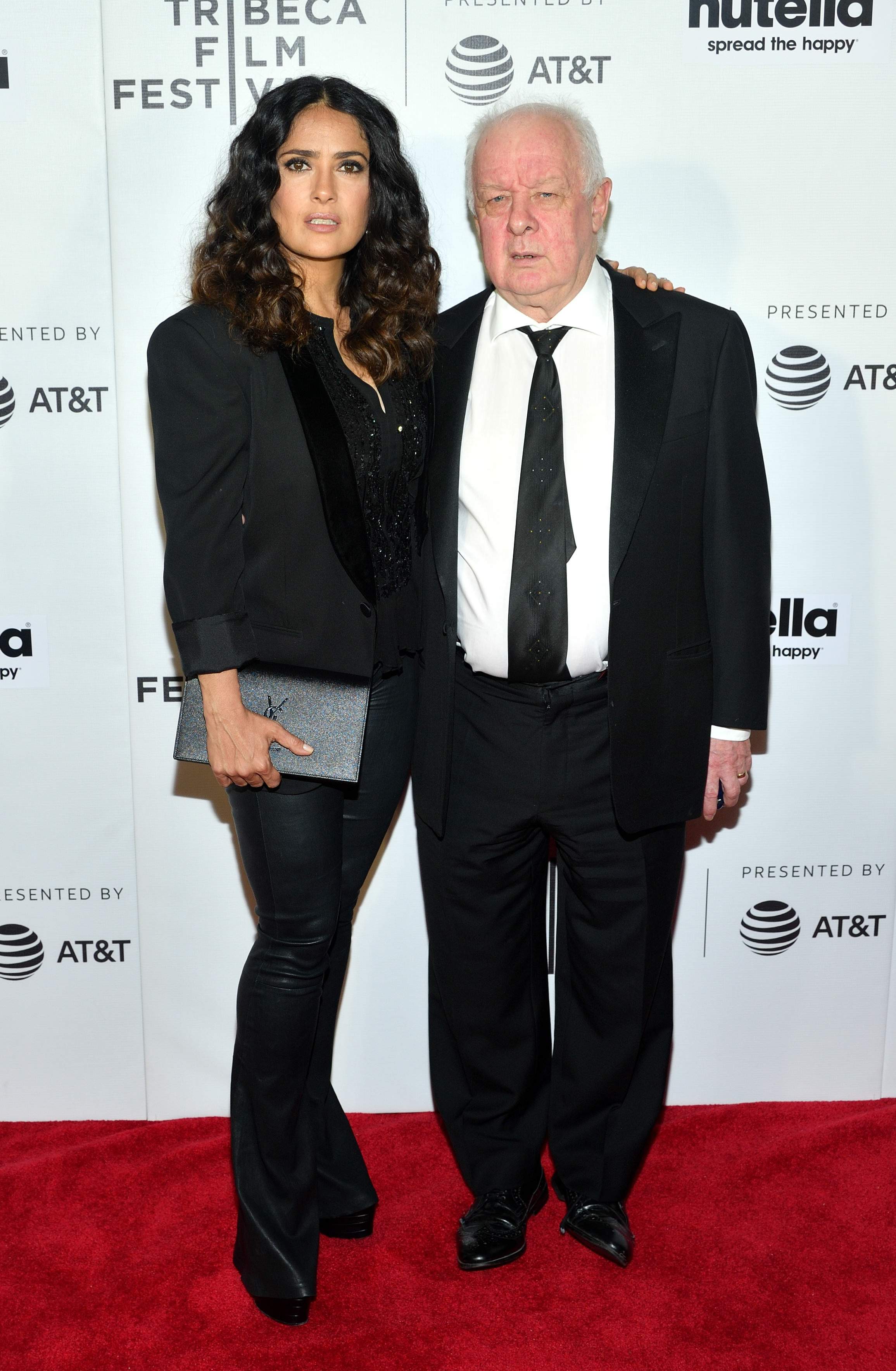 Salma Hayek attends Tribeca Shorts Group Therapy