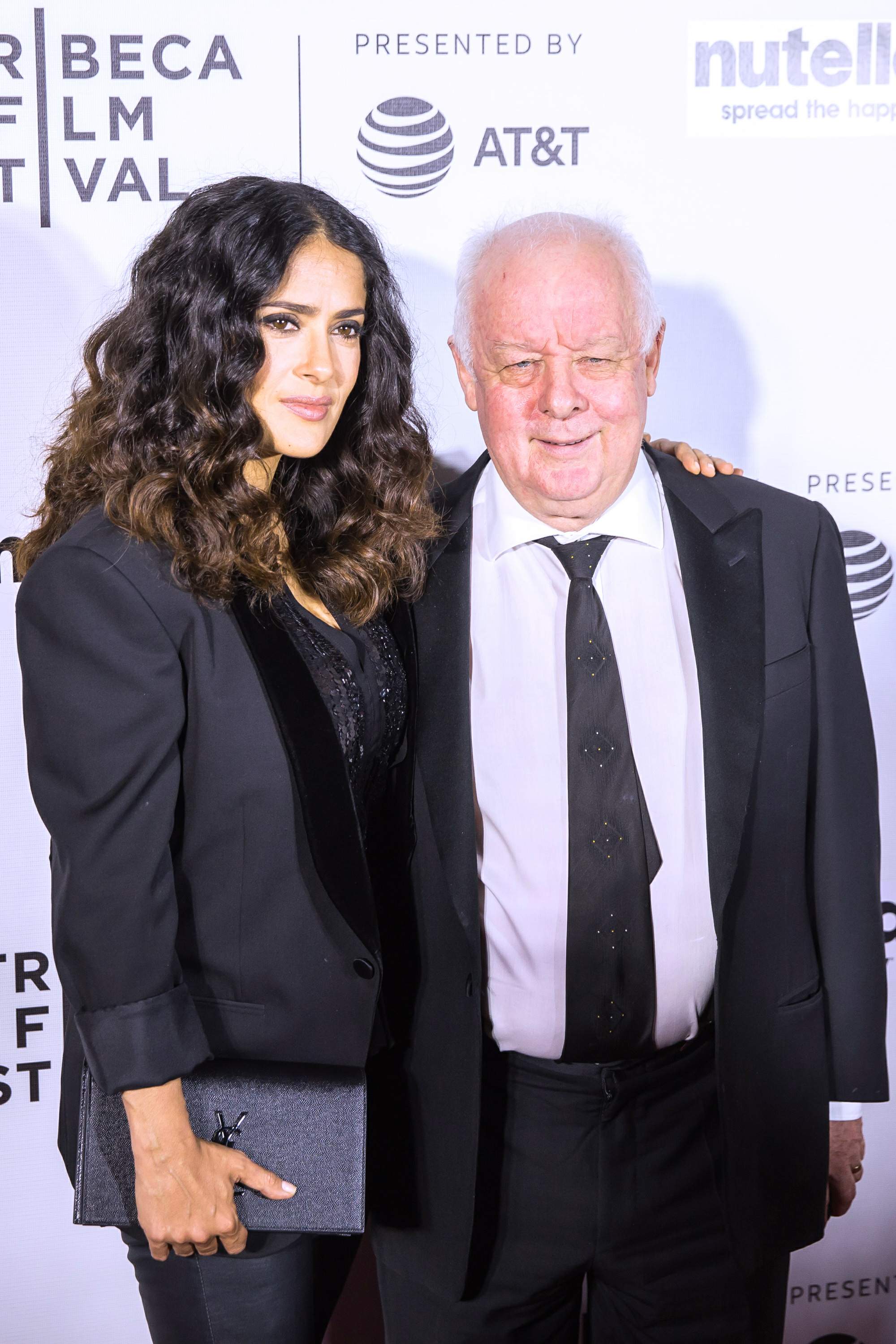 Salma Hayek attends Tribeca Shorts Group Therapy