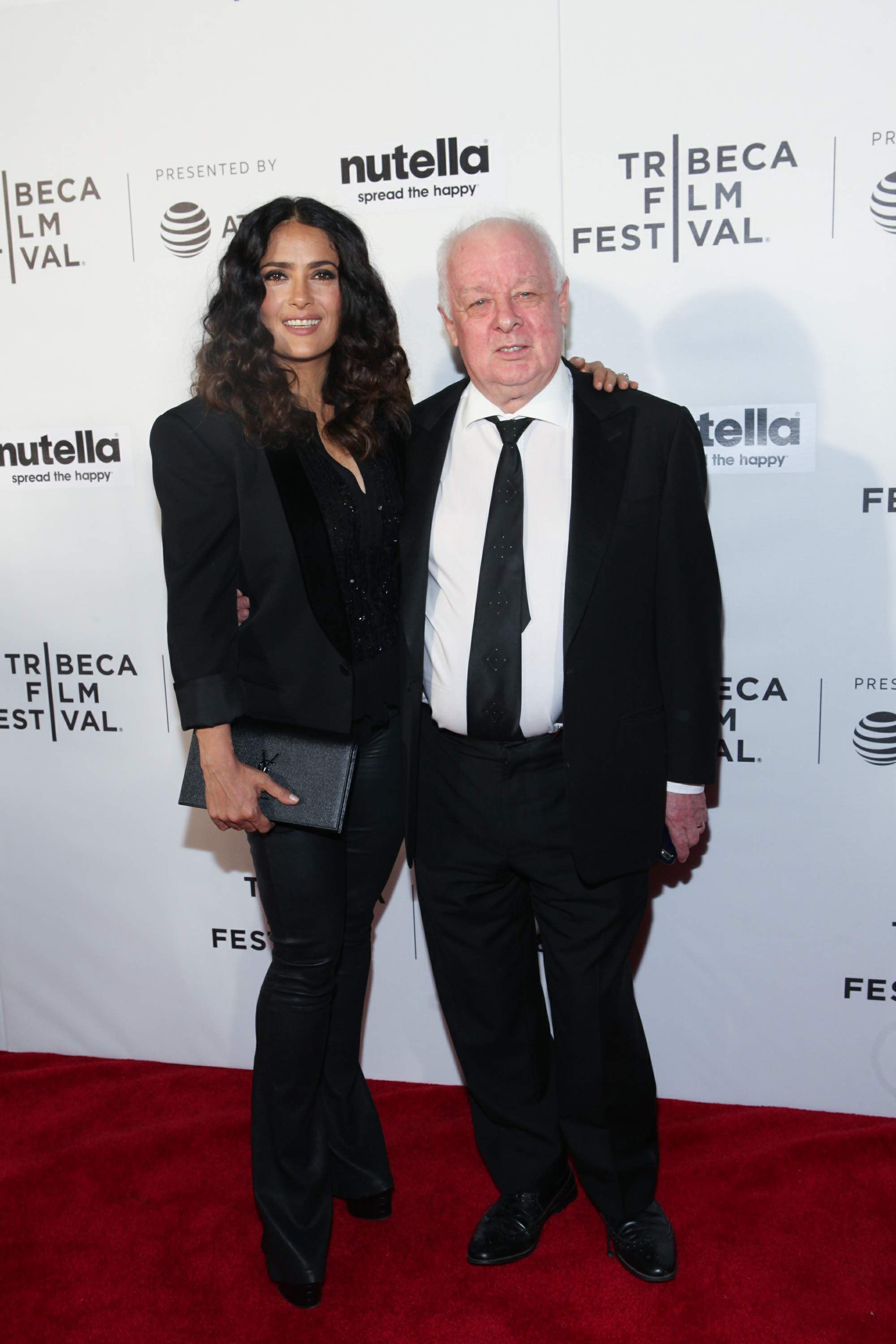 Salma Hayek attends Tribeca Shorts Group Therapy