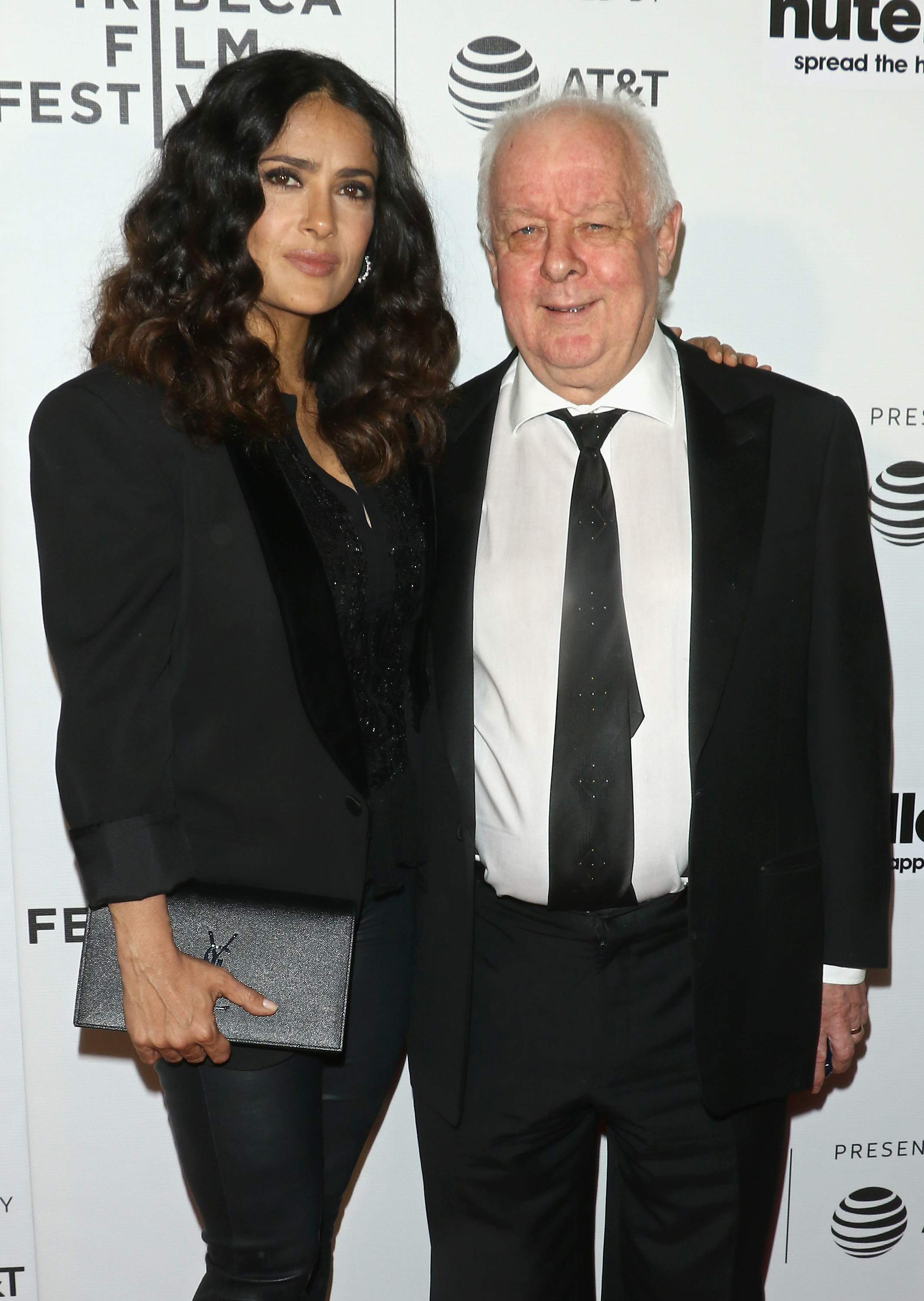 Salma Hayek attends Tribeca Shorts Group Therapy