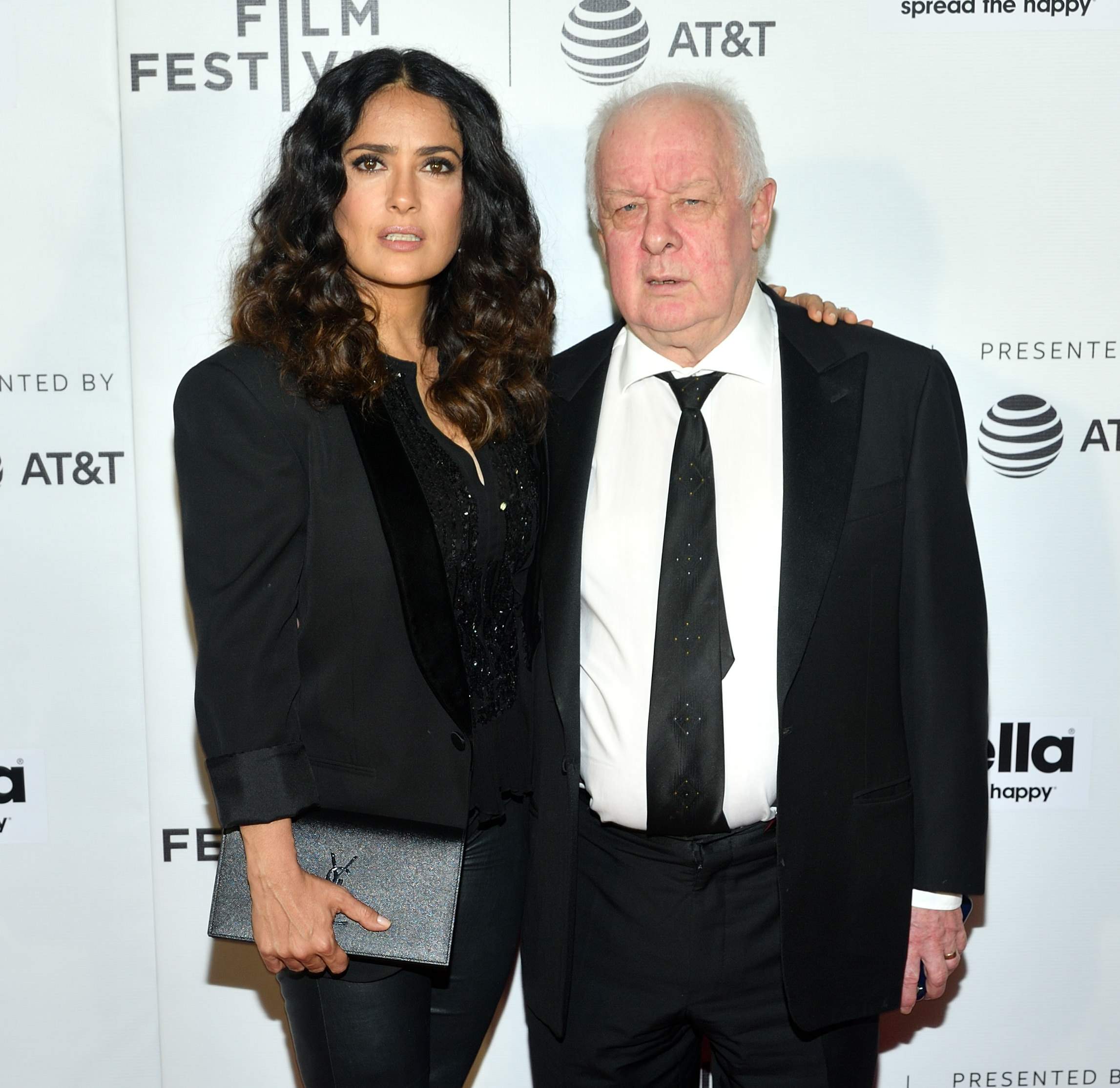 Salma Hayek attends Tribeca Shorts Group Therapy