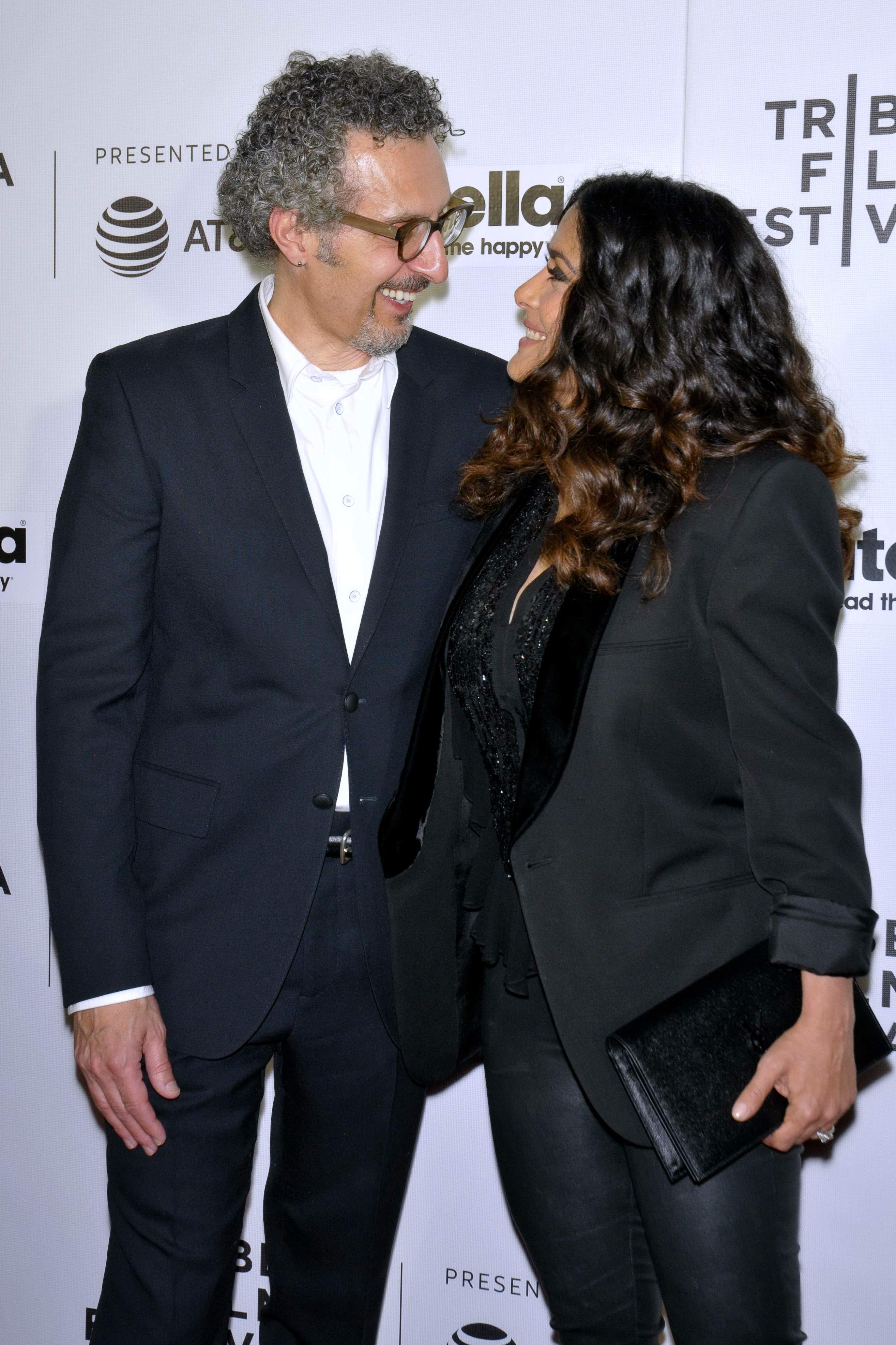 Salma Hayek attends Tribeca Shorts Group Therapy