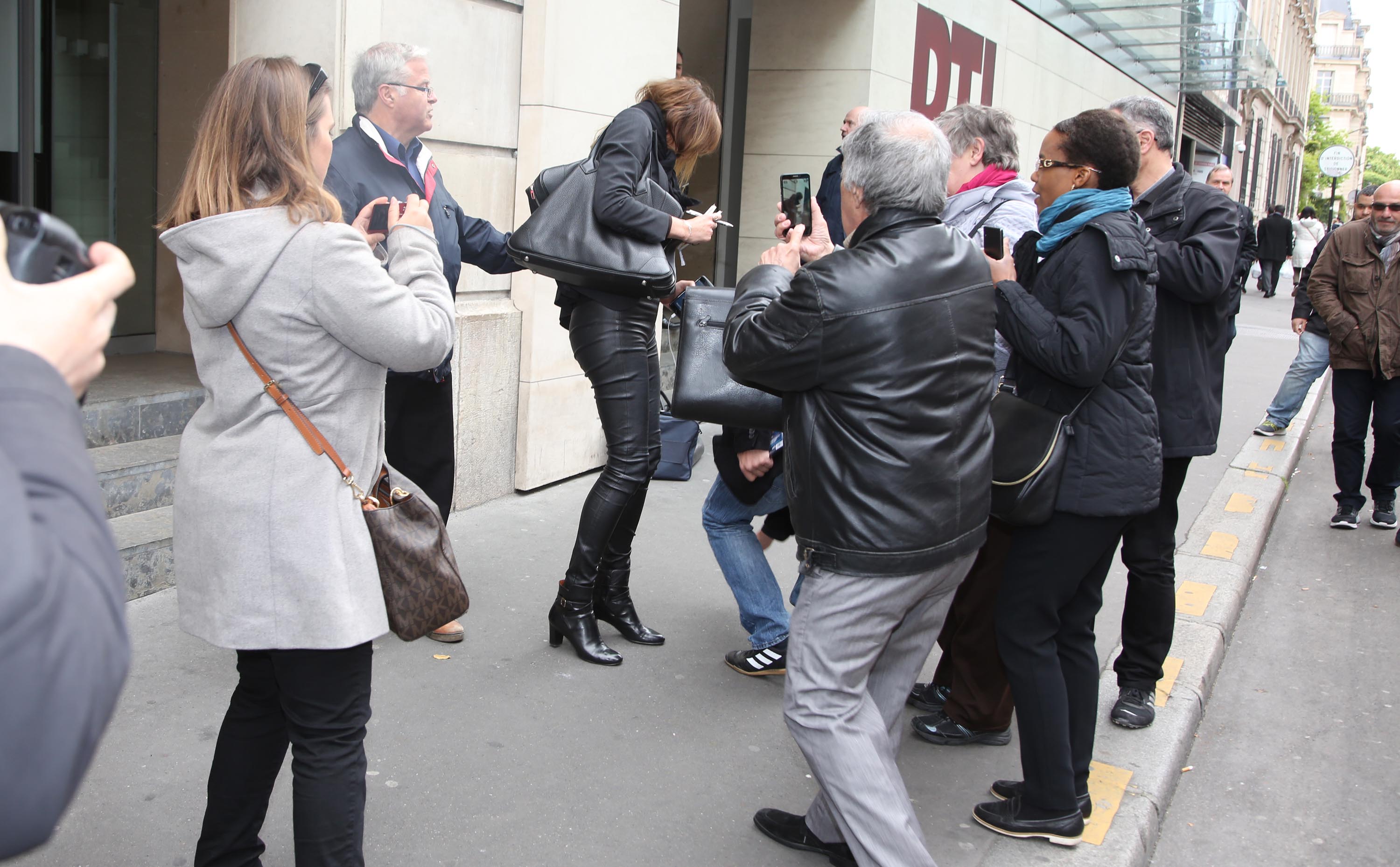 Carla Bruni at RTL in Paris