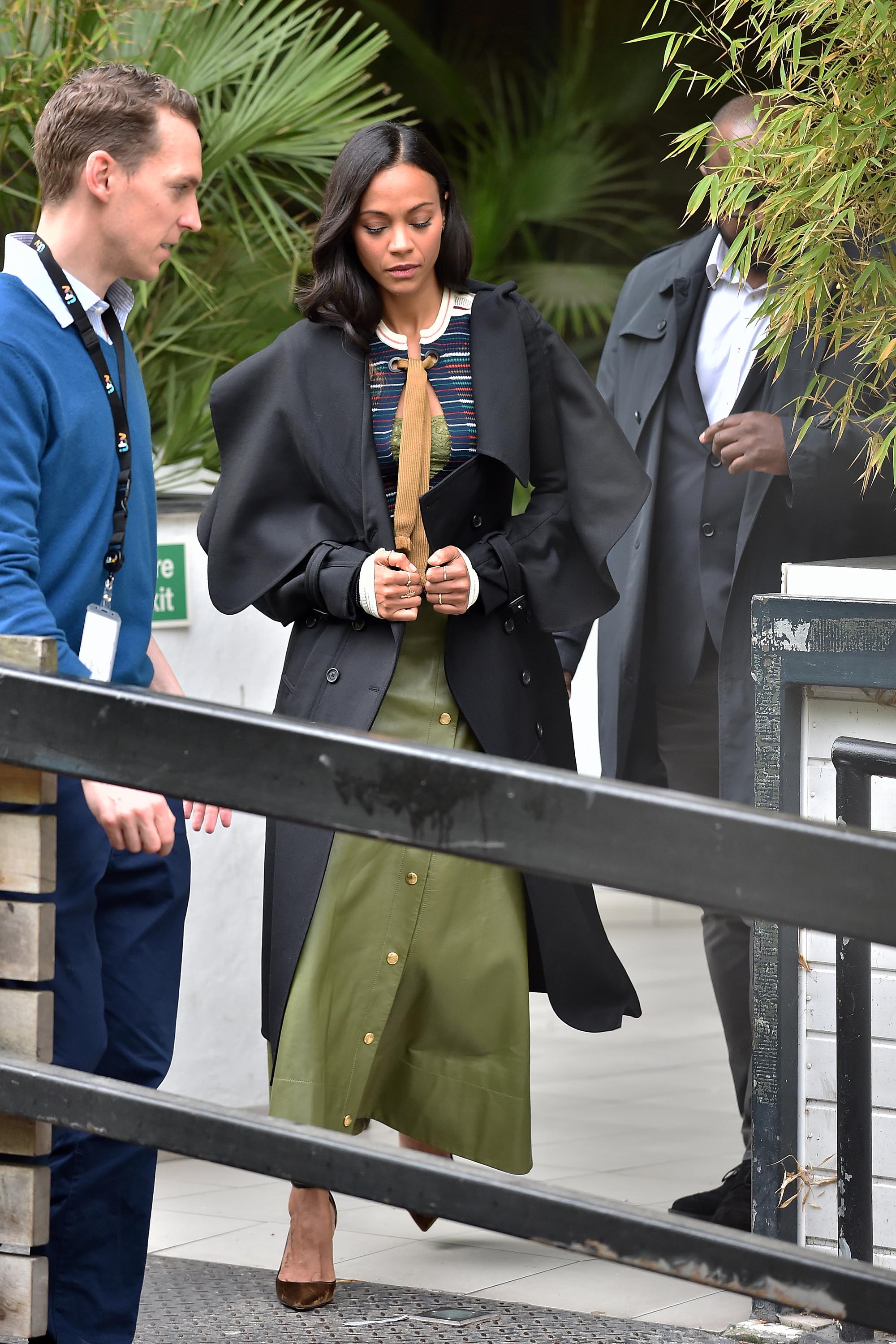 Zoe Saldana at Lorraine TV show