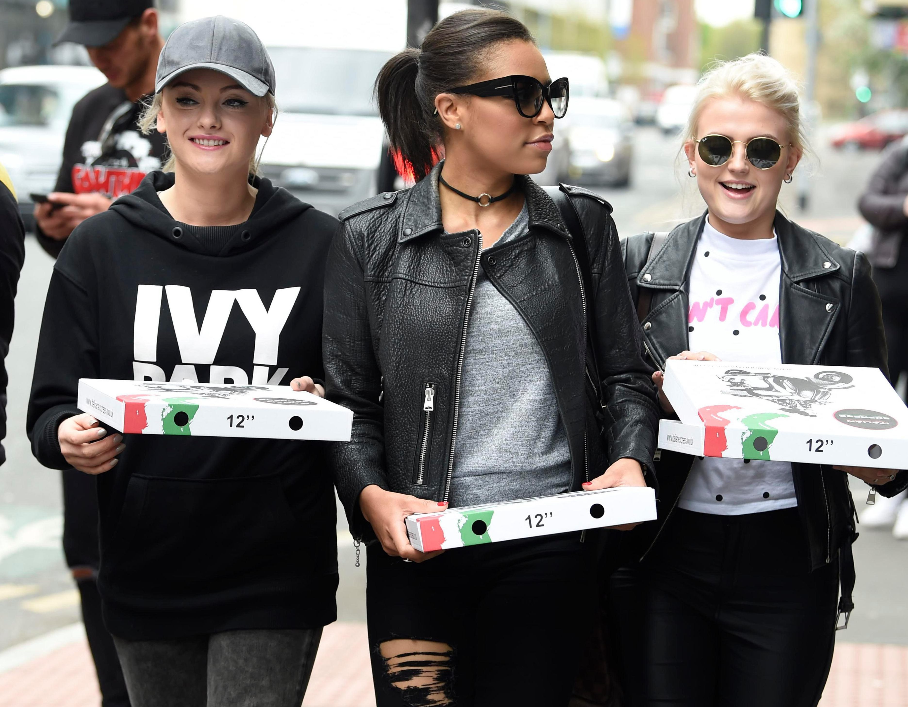 Lucy Fallon, Katie McGlynn & Tisha Merry out for lunch