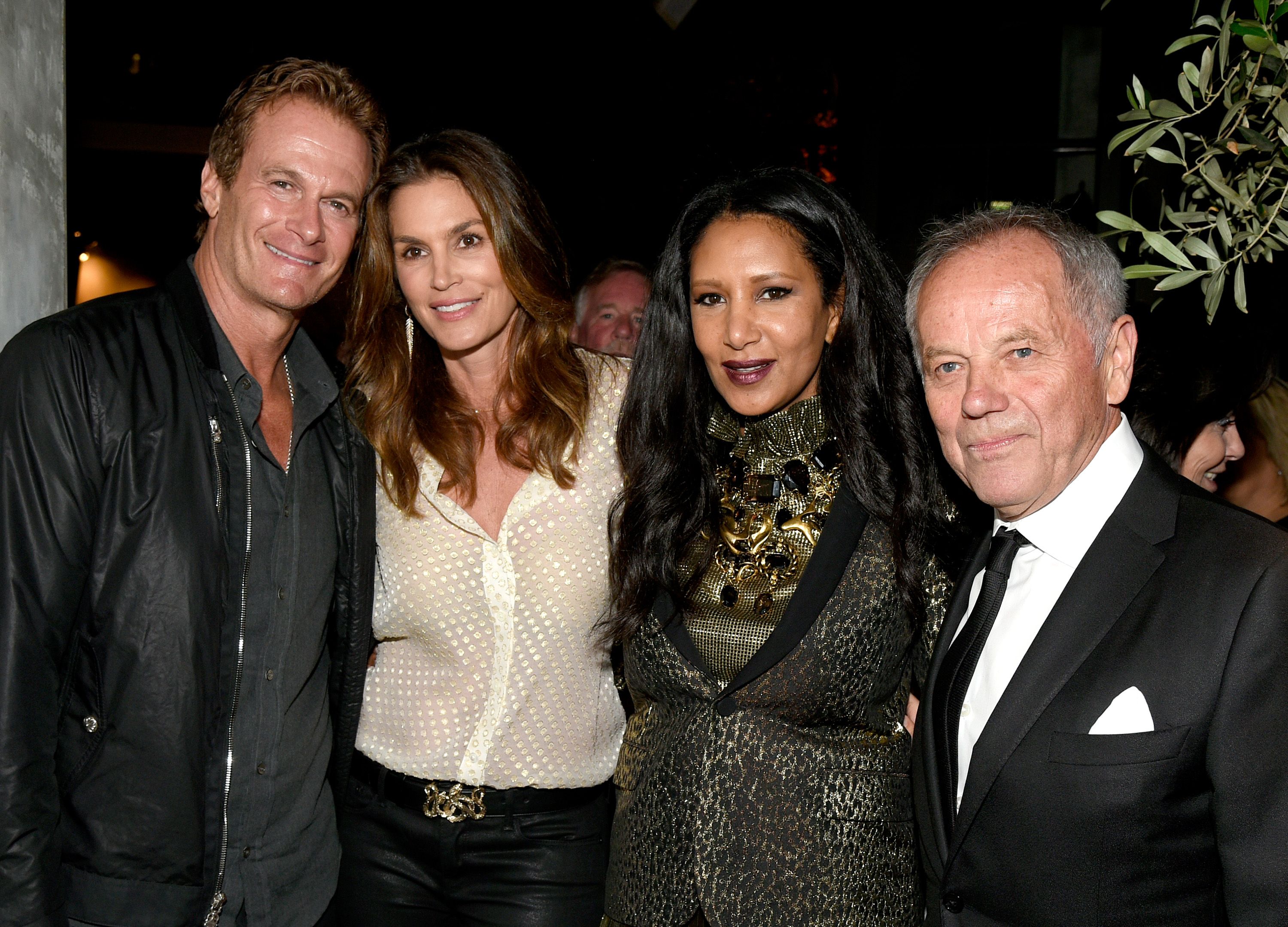 Cindy Crawford attends Wolfgang Puck Hollywood Walk of Fame party