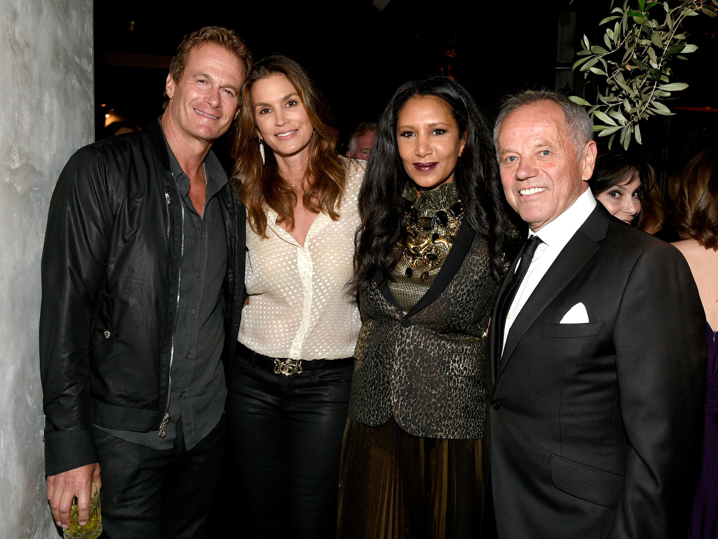 Cindy Crawford attends Wolfgang Puck Hollywood Walk of Fame party