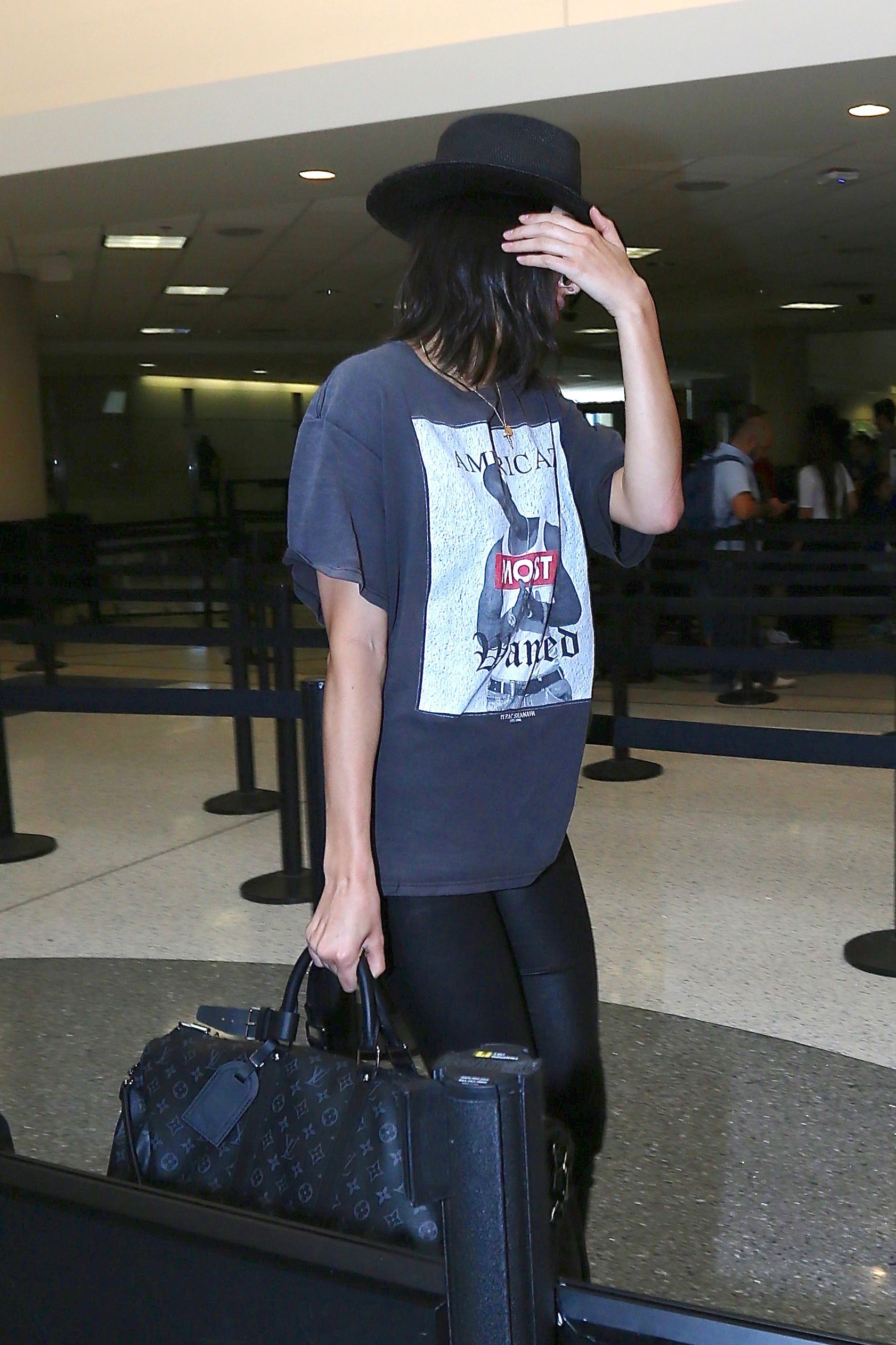 Kendall Jenner seen at LAX